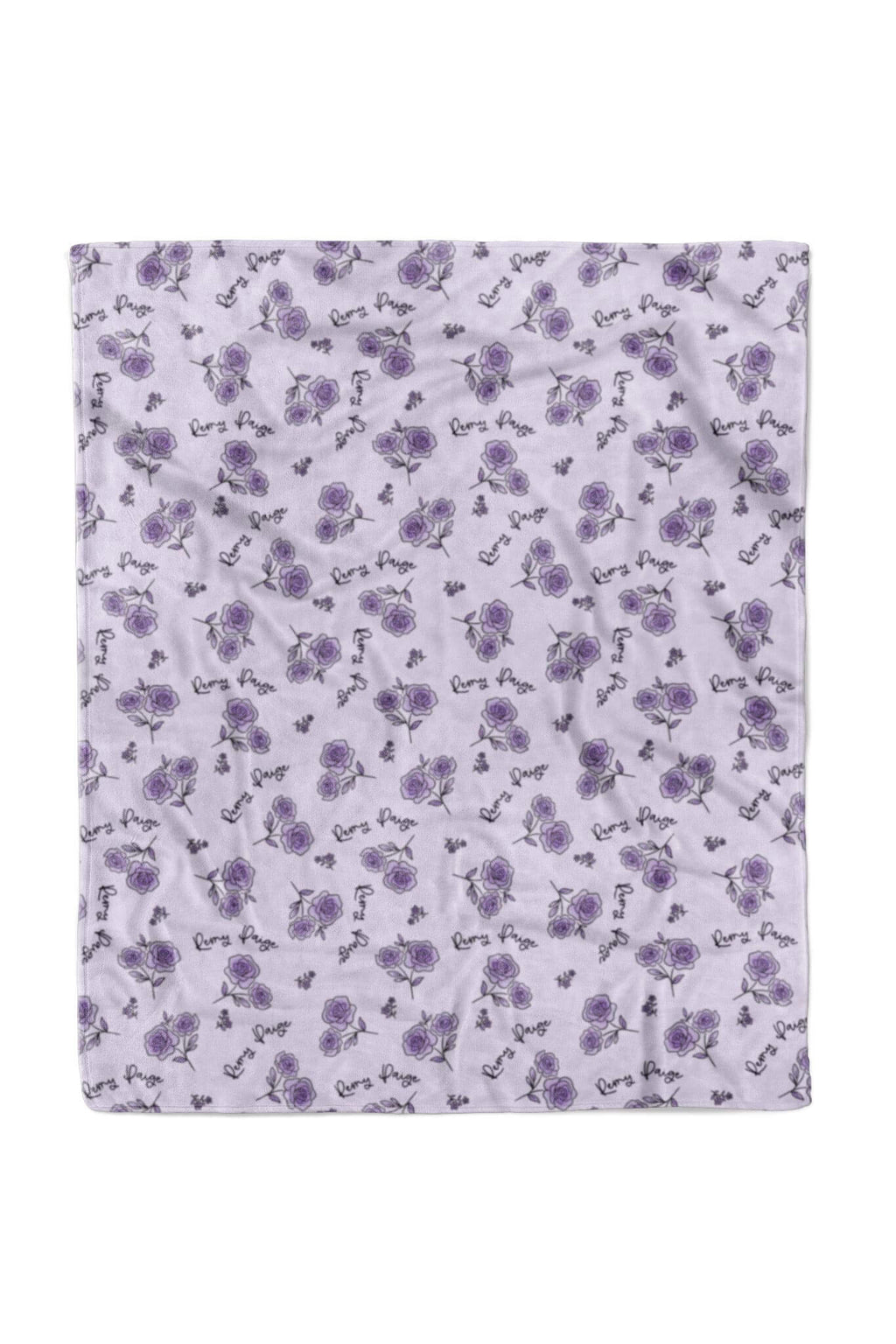 Personalized Kids Blanket | Amethyst Garden