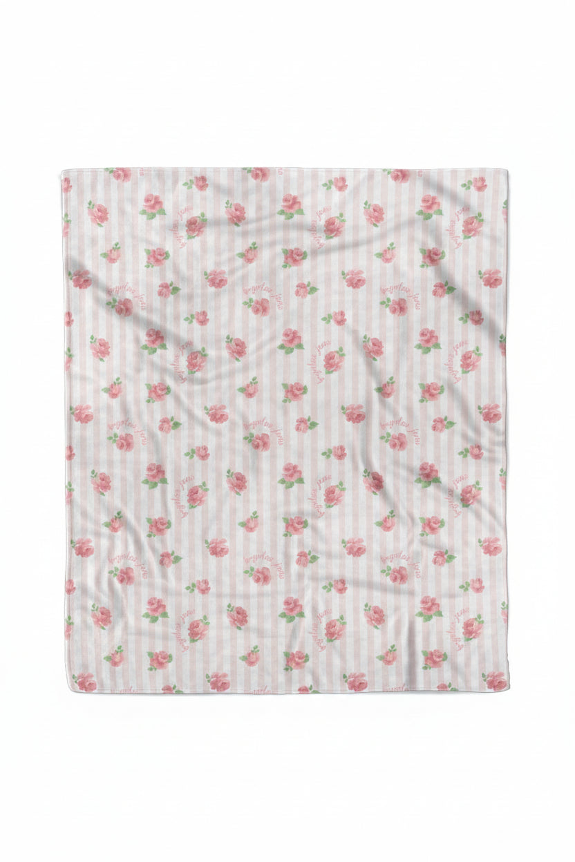Rosy & Cozy Personalized Kids Blanket