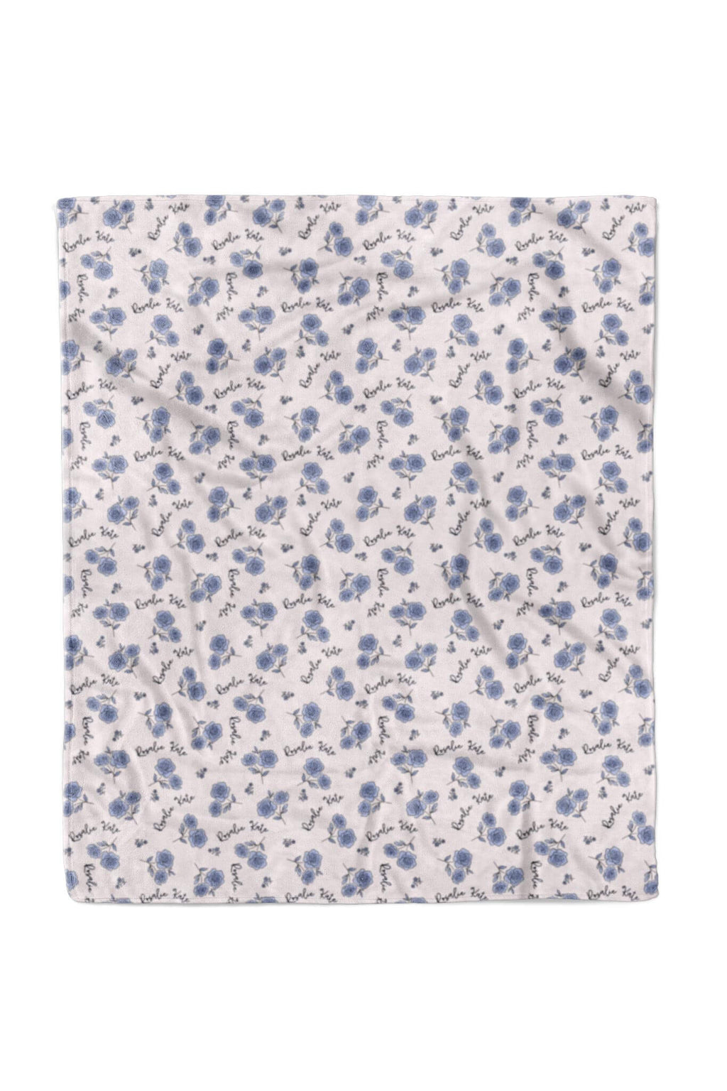 Sapphire Garden Personalized Kids Blanket