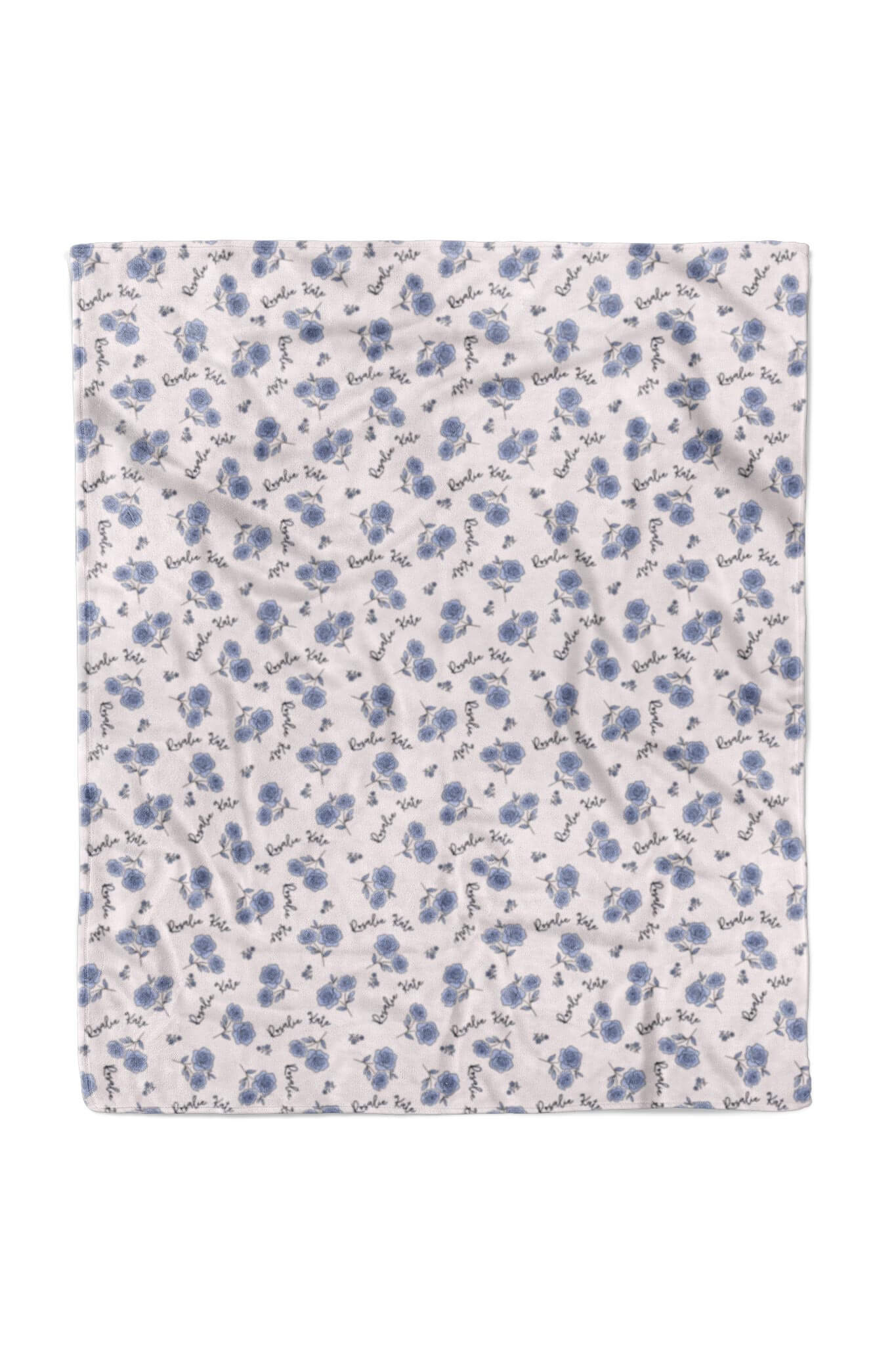 Sapphire Garden Personalized Kids Blanket