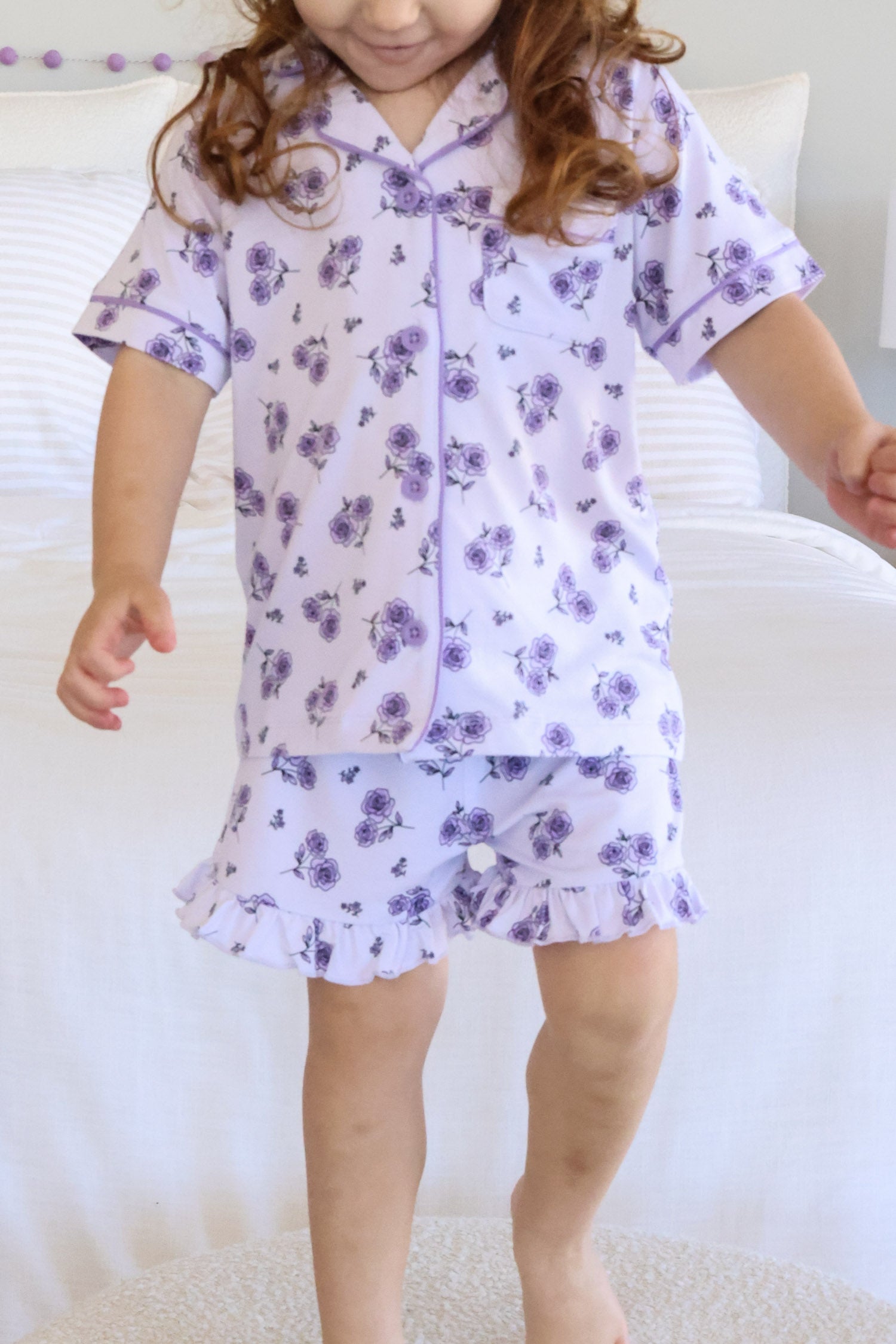 Girl's Two Piece Short Lounge Sets