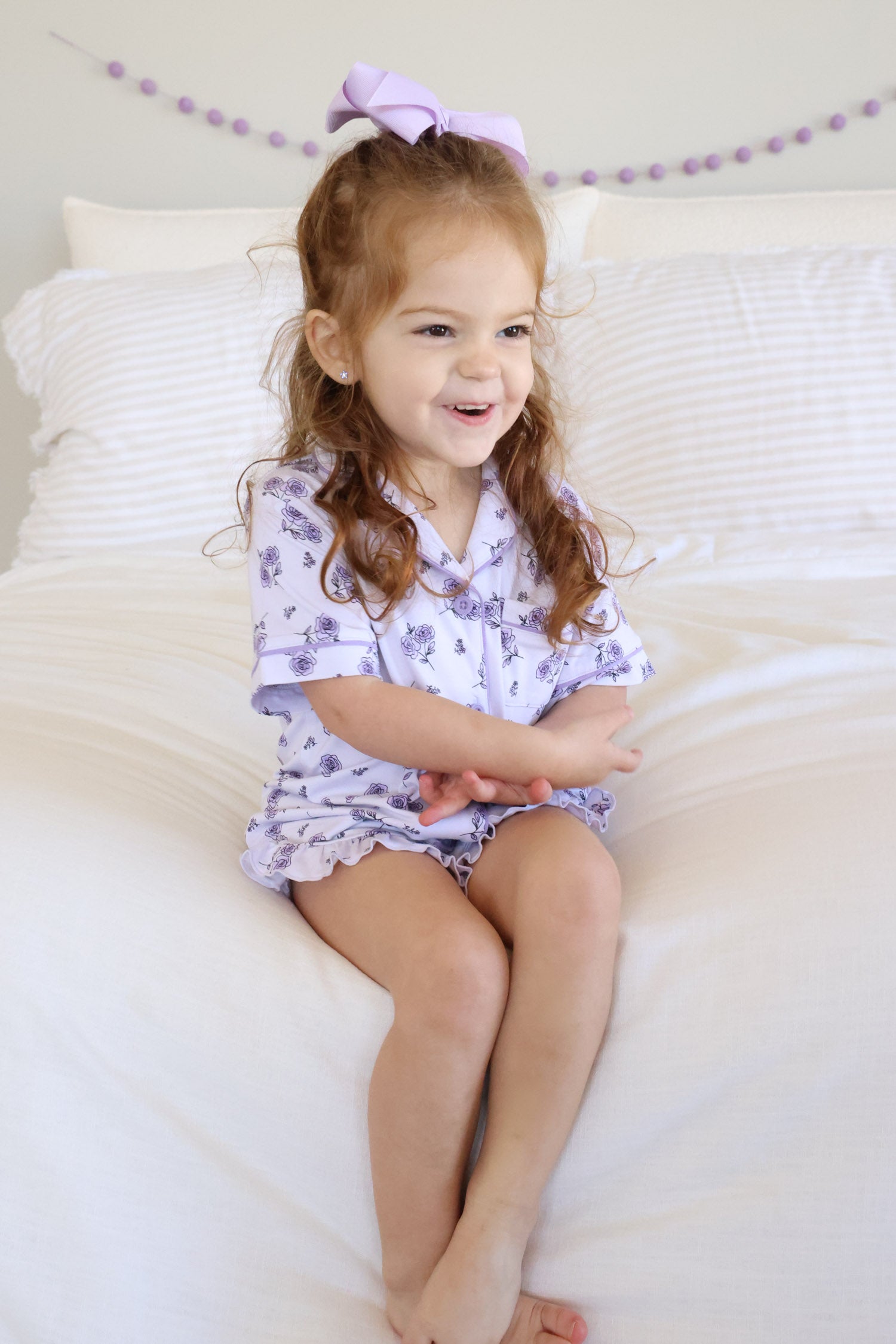 Girl's Two Piece Short Lounge Sets