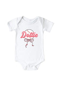Personalized Ballpark Babes Graphic Bodysuit & Kids Tee | White