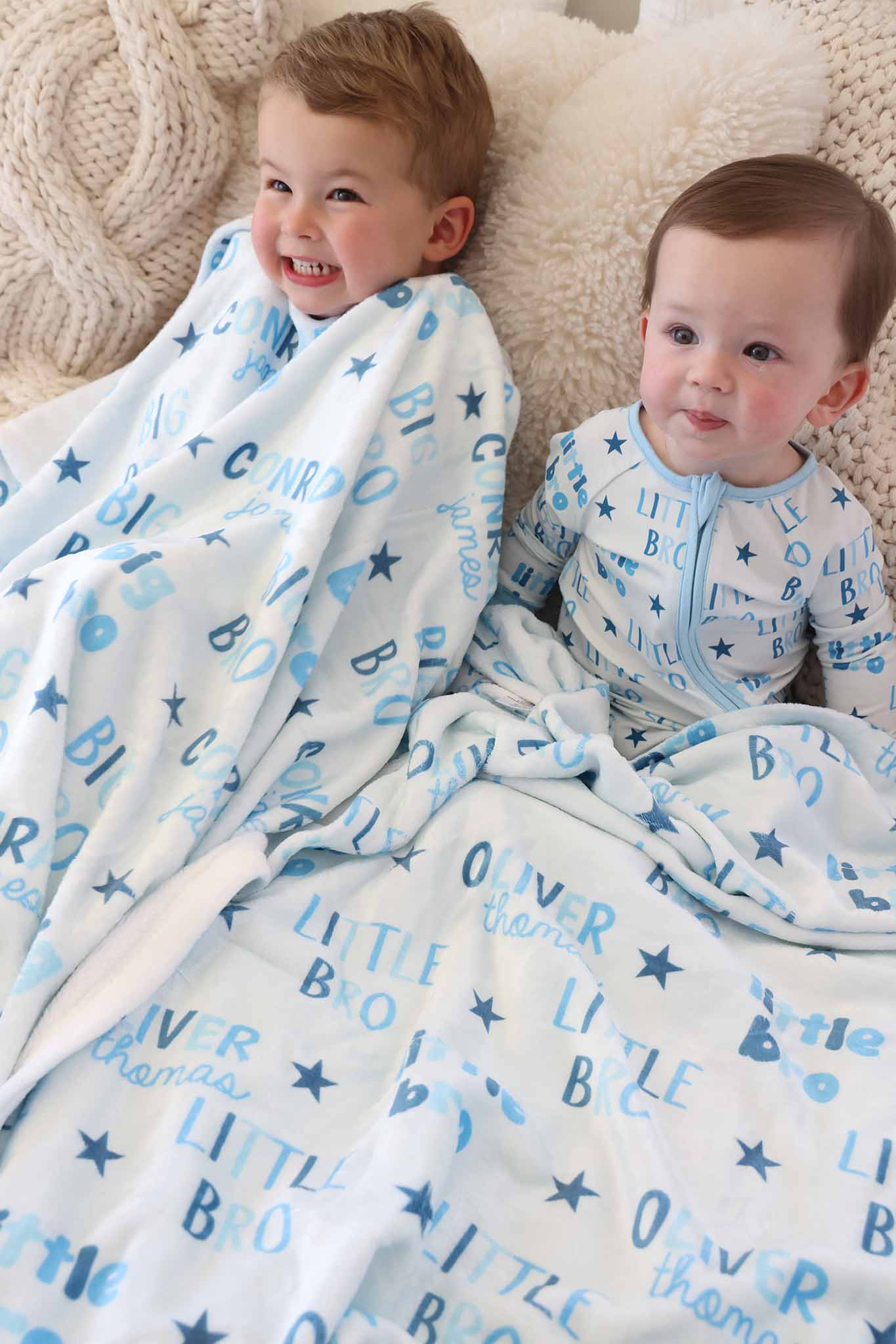 Personalized Kids Blanket | Little Bro