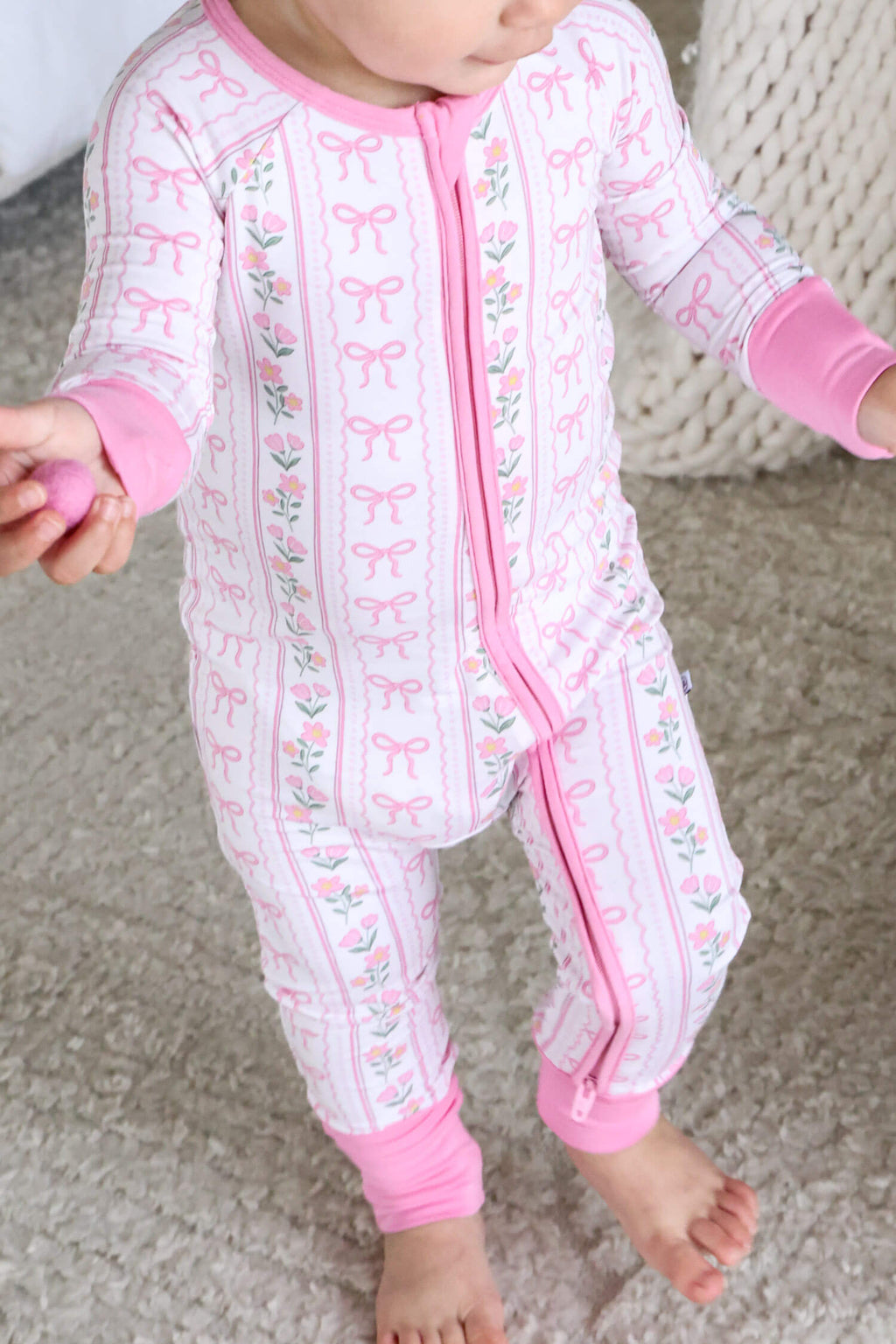 Convertible Zip Romper | Coquette Garden
