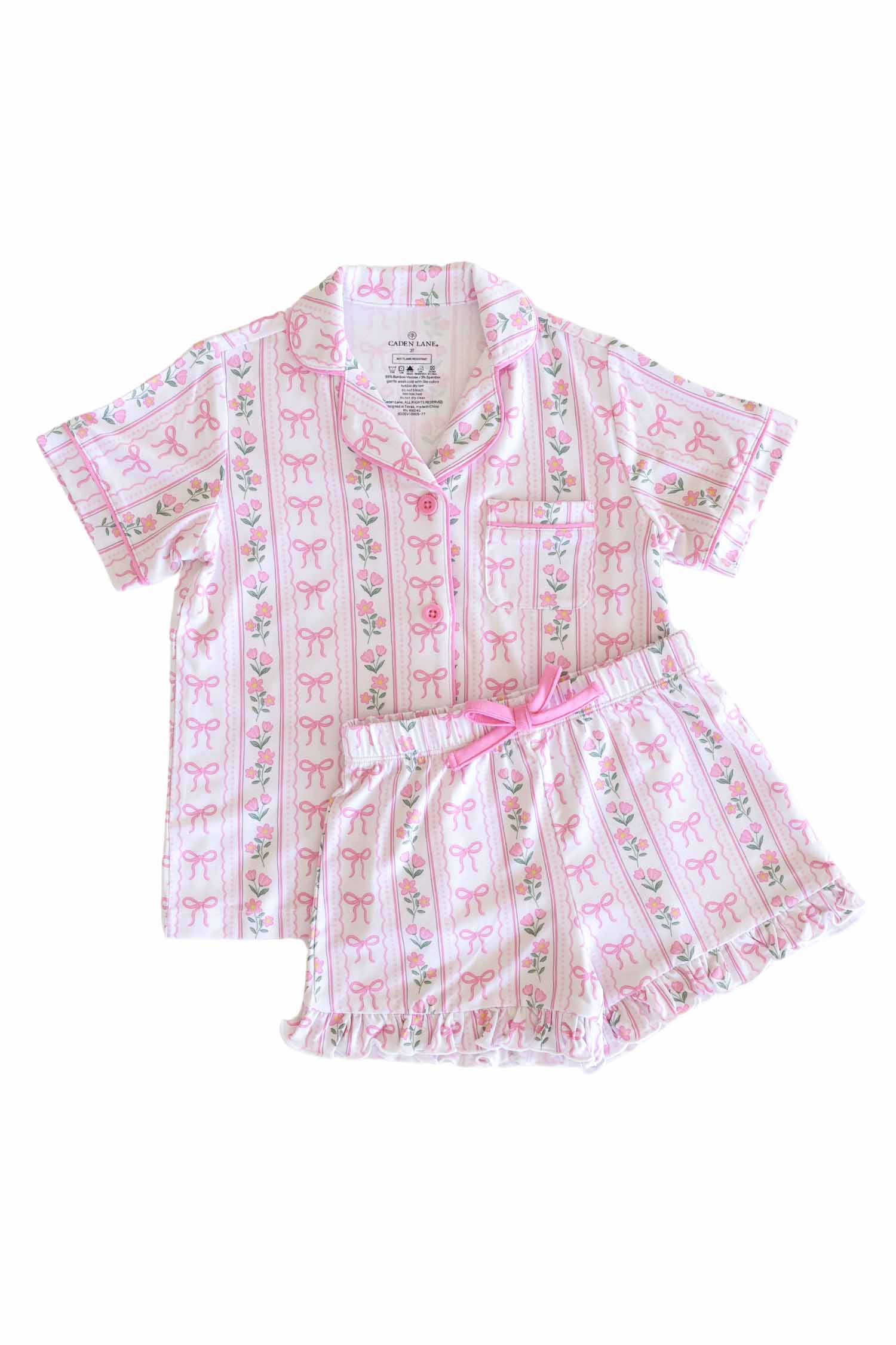 Girl's Two Piece Short Lounge Sets