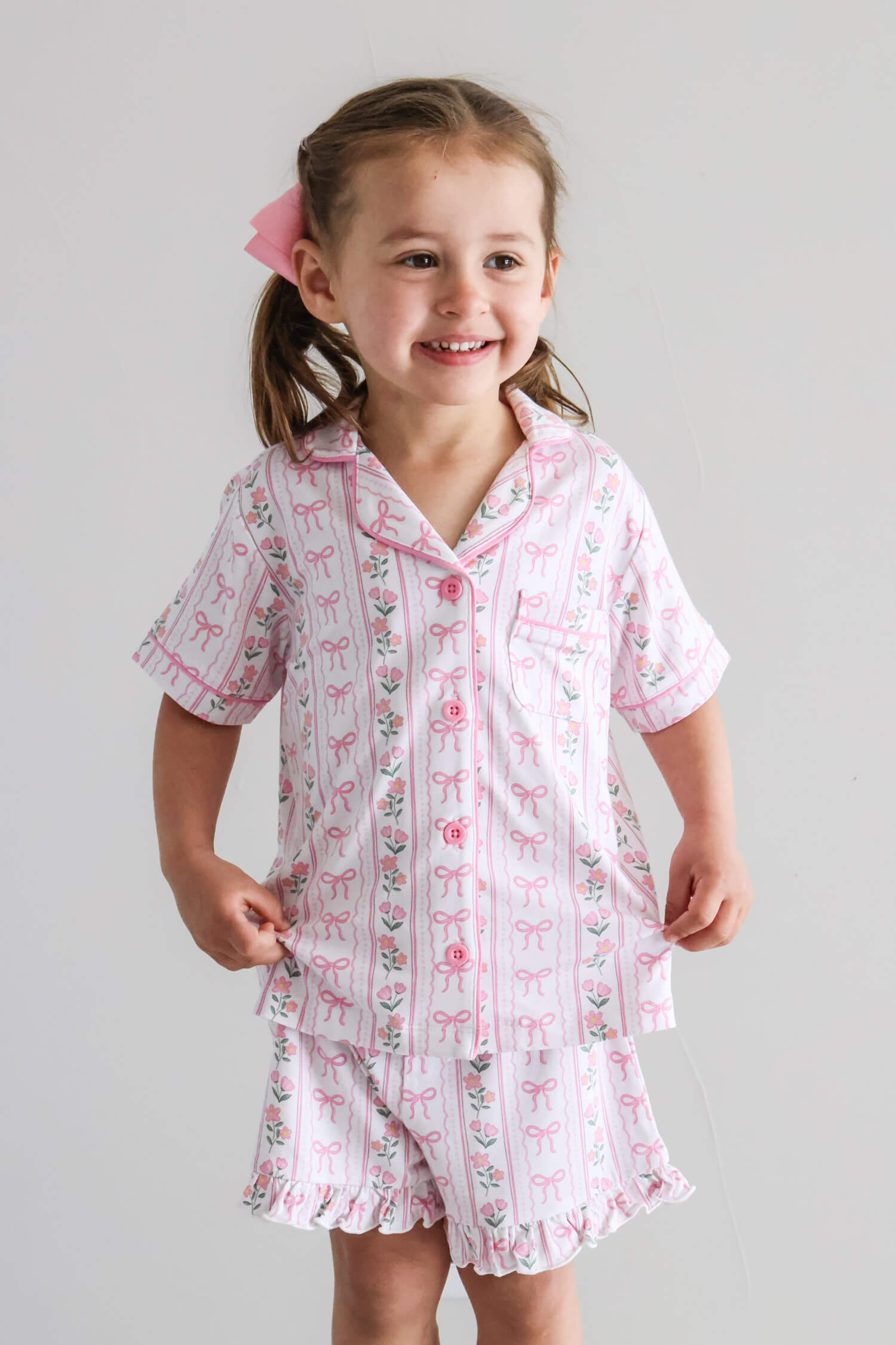 Girl's Two Piece Short Lounge Sets