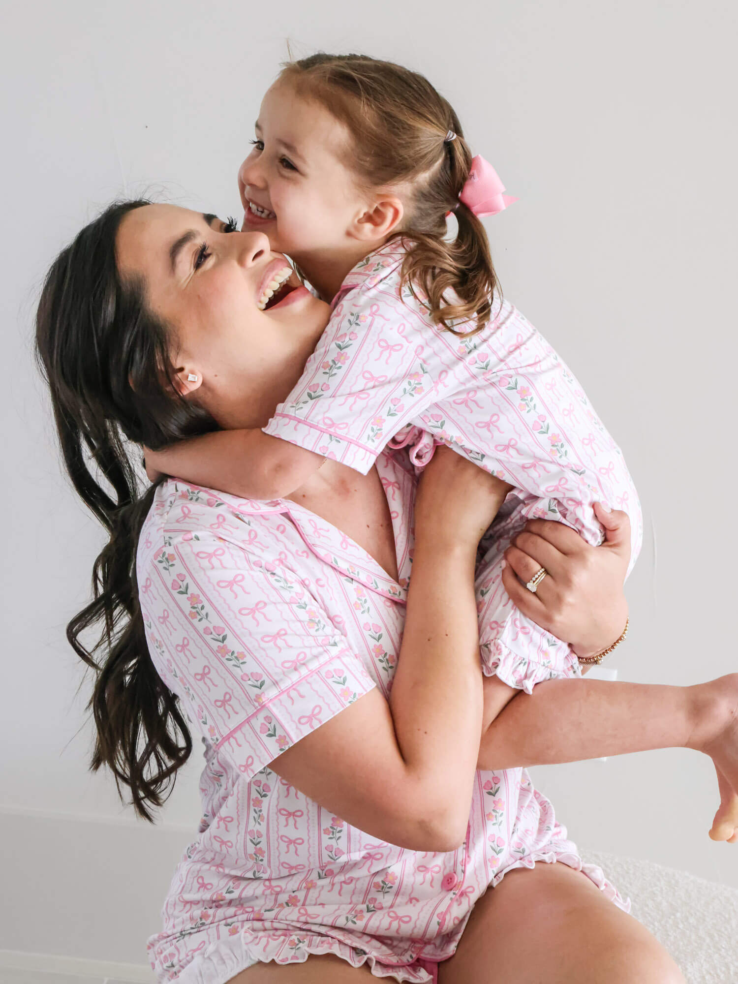 Girl's Two Piece Short Lounge Set | Coquette Garden