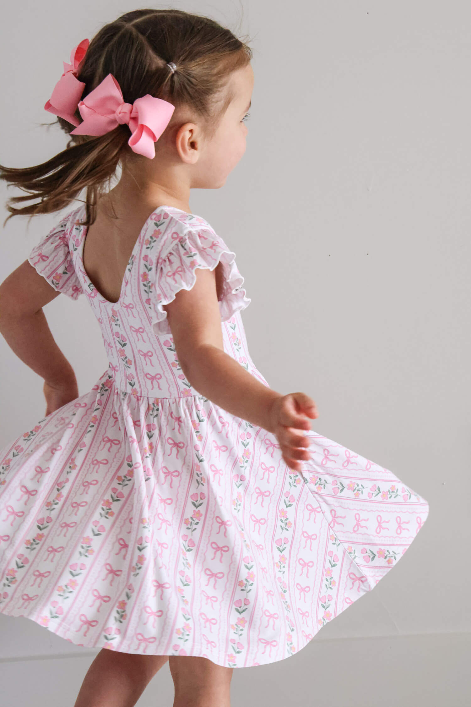 Ruffle Twirl Dress | Coquette Garden