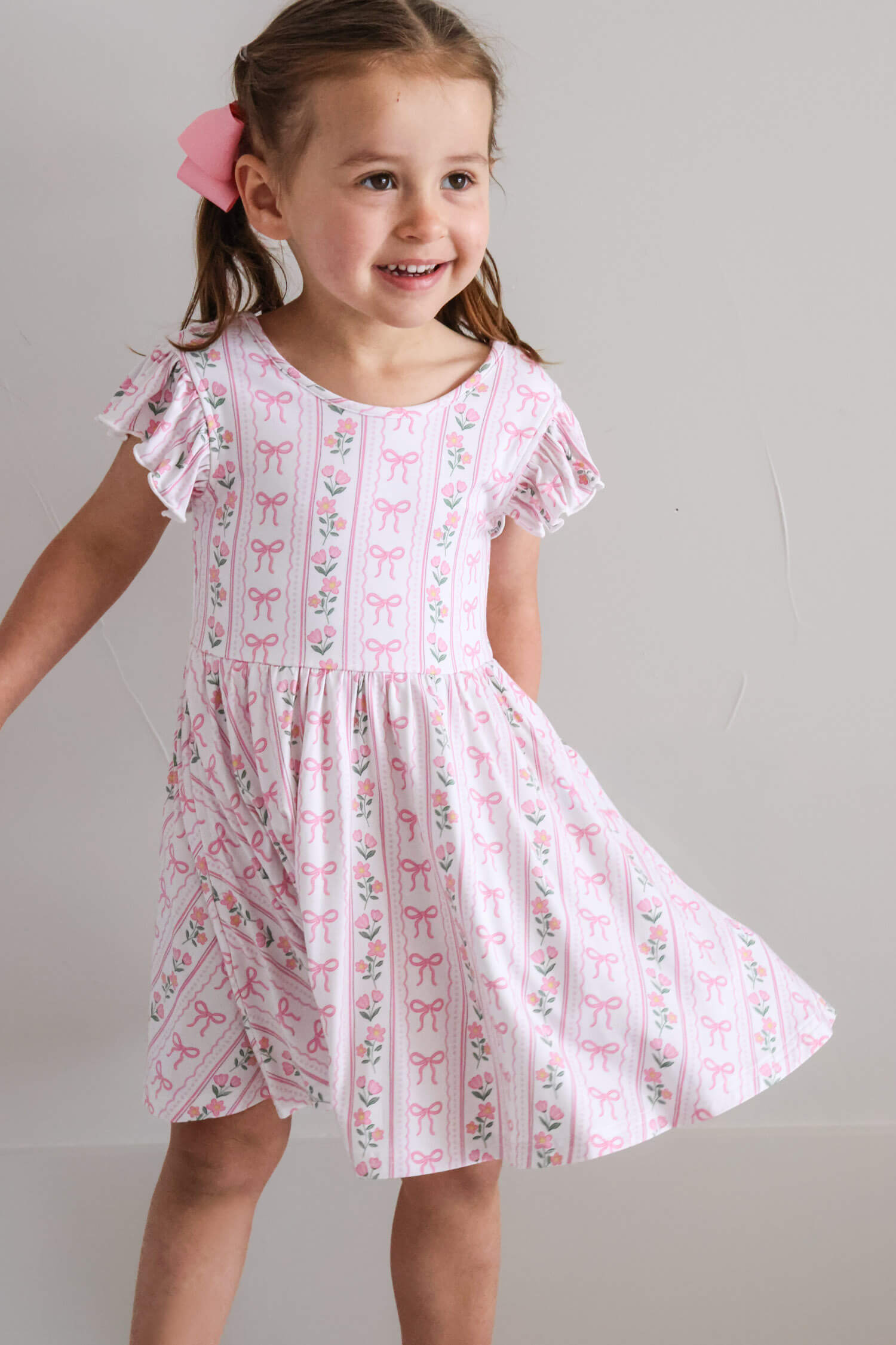 Ruffle Twirl Dress | Coquette Garden