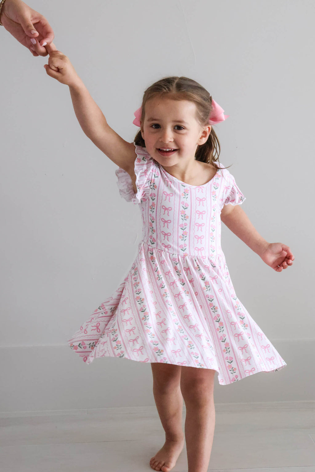 Ruffle Twirl Dress | Coquette Garden