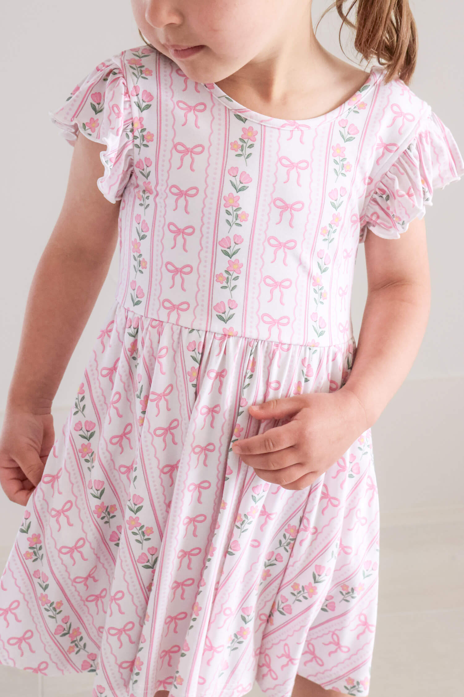 Ruffle Twirl Dress | Coquette Garden