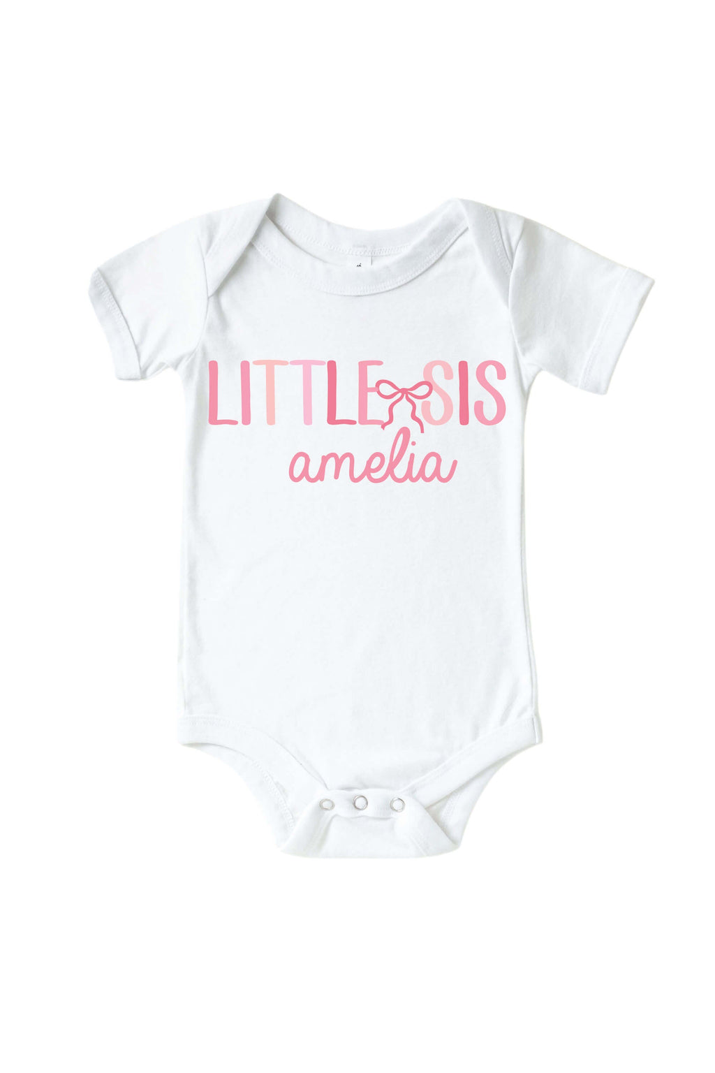 Personalized Still The Baby Graphic Bodysuit | White