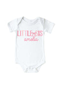 Personalized Still The Baby Graphic Bodysuit | White