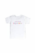 Only Child Kids Graphic Tee | White
