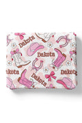 Rodeo Dreams Personalized Kids Blanket | Pink