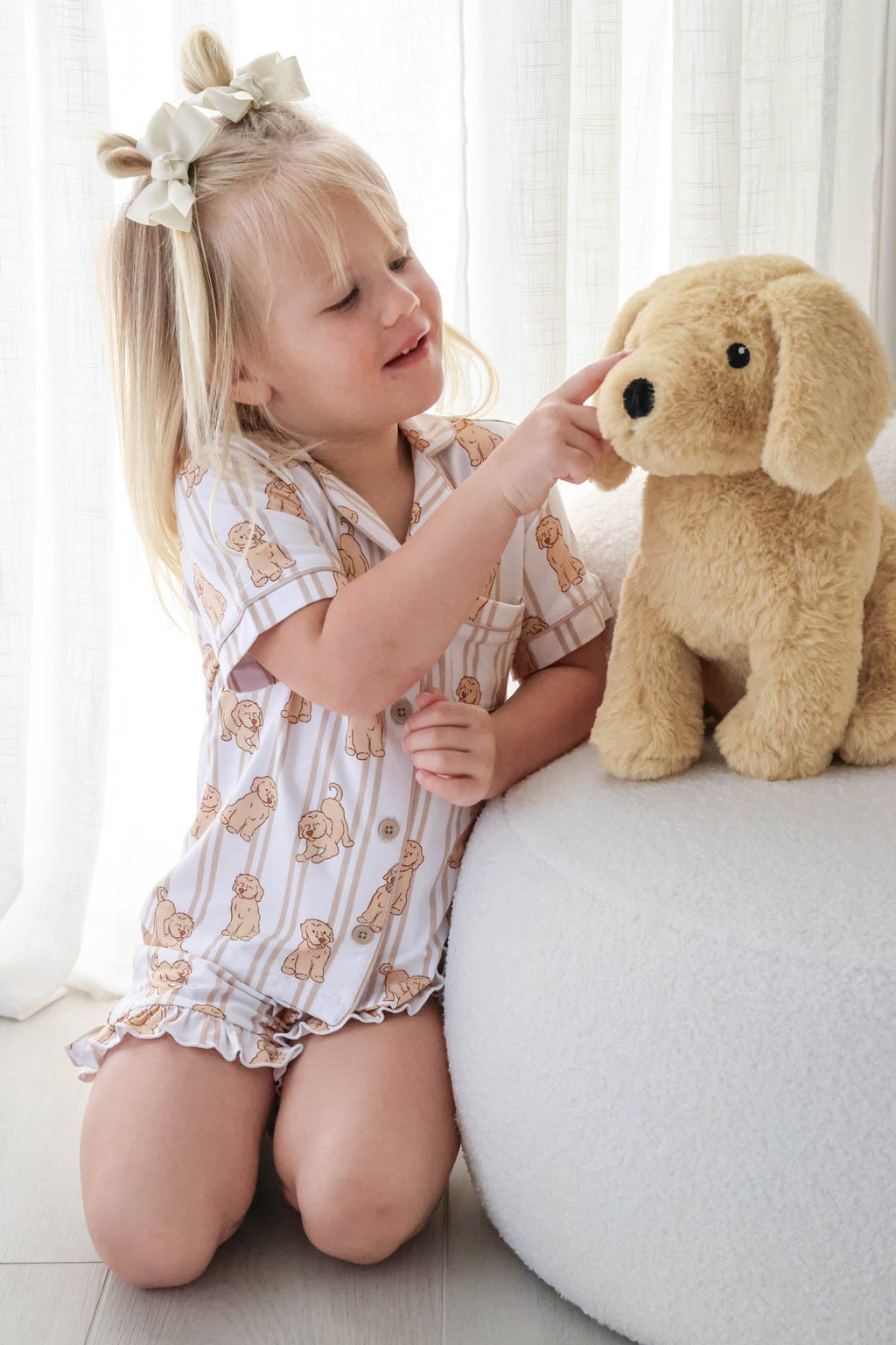 Girl's Two Piece Short Lounge Sets
