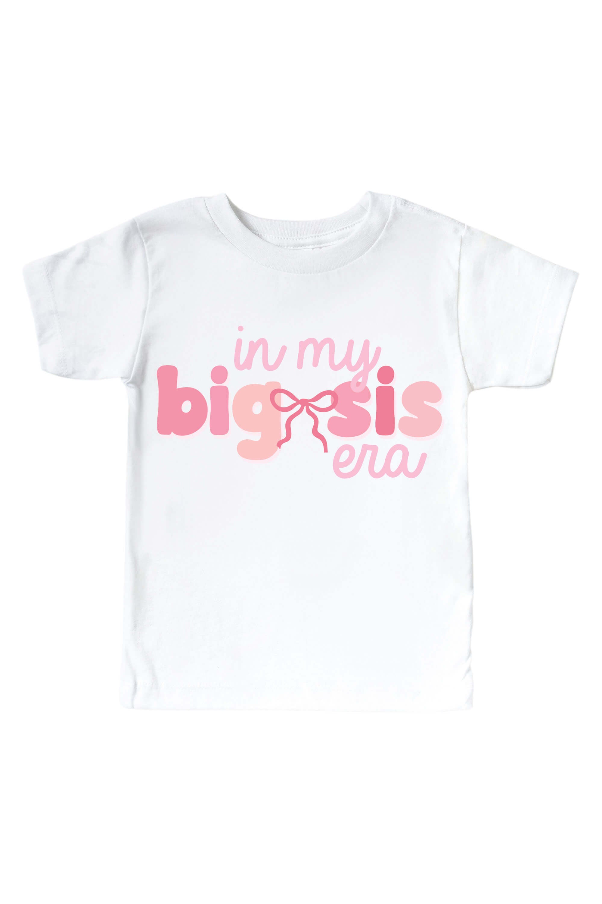 Big Sis Era Kids Graphic Tee | White
