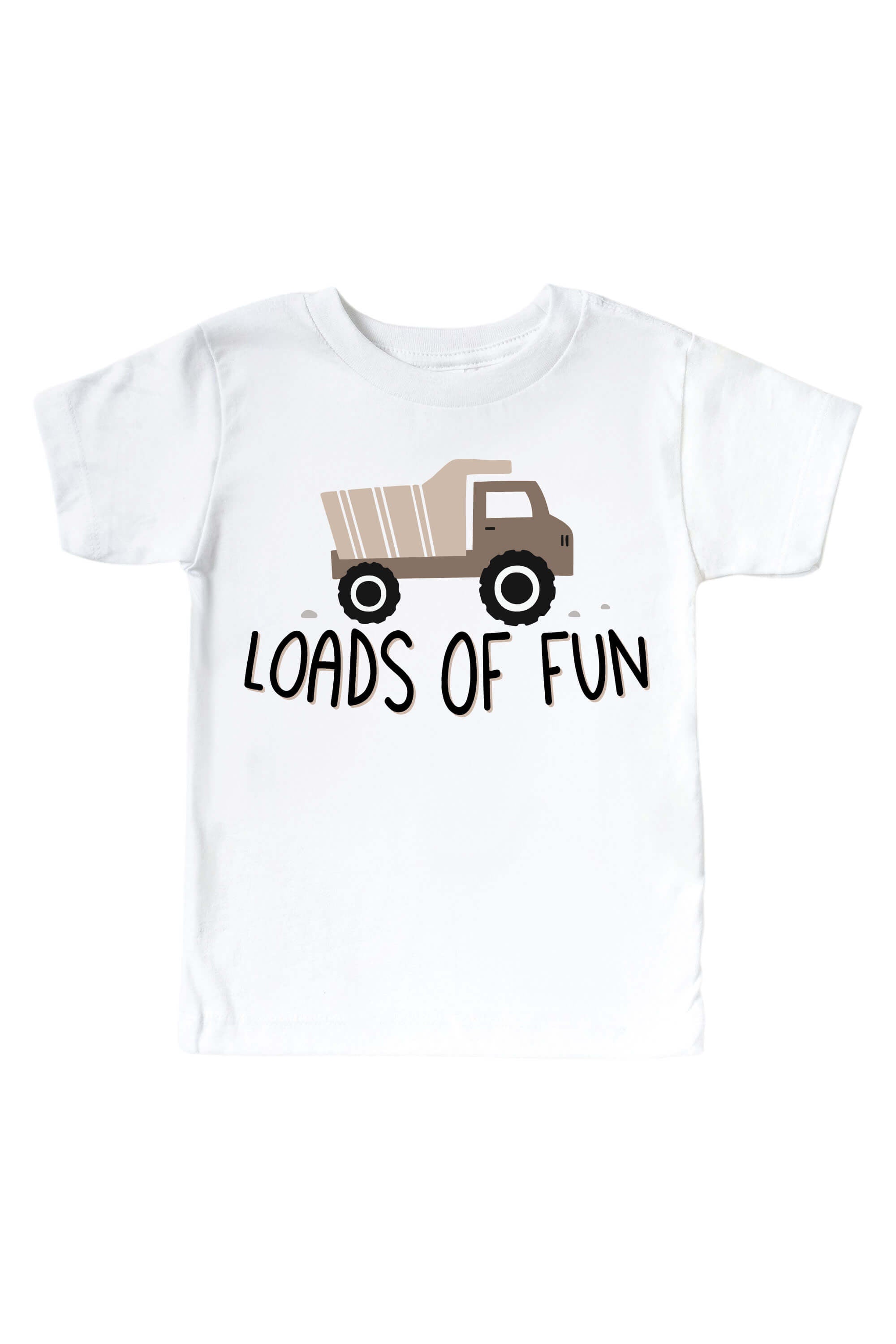 Loads Of Fun Graphic Bodysuit & Kids Tee | White
