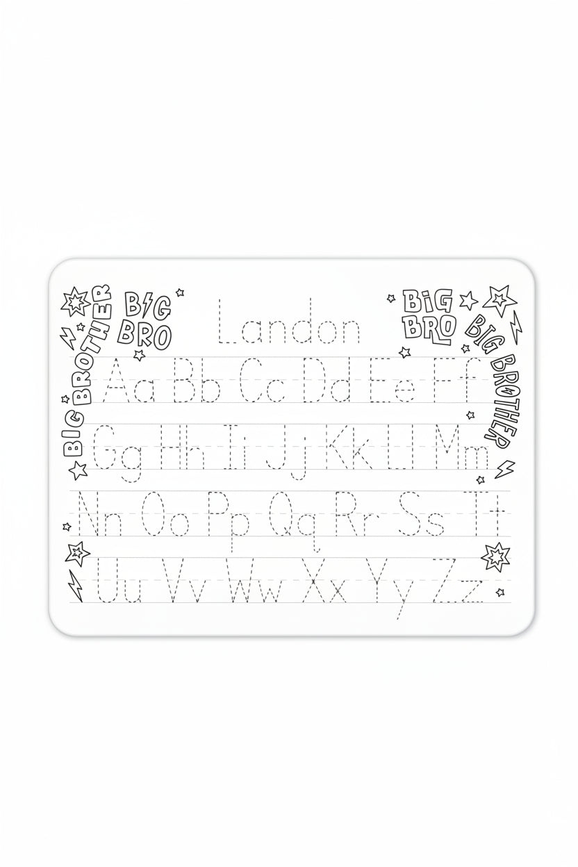 Kids Personalized Whiteboard | Big Bro