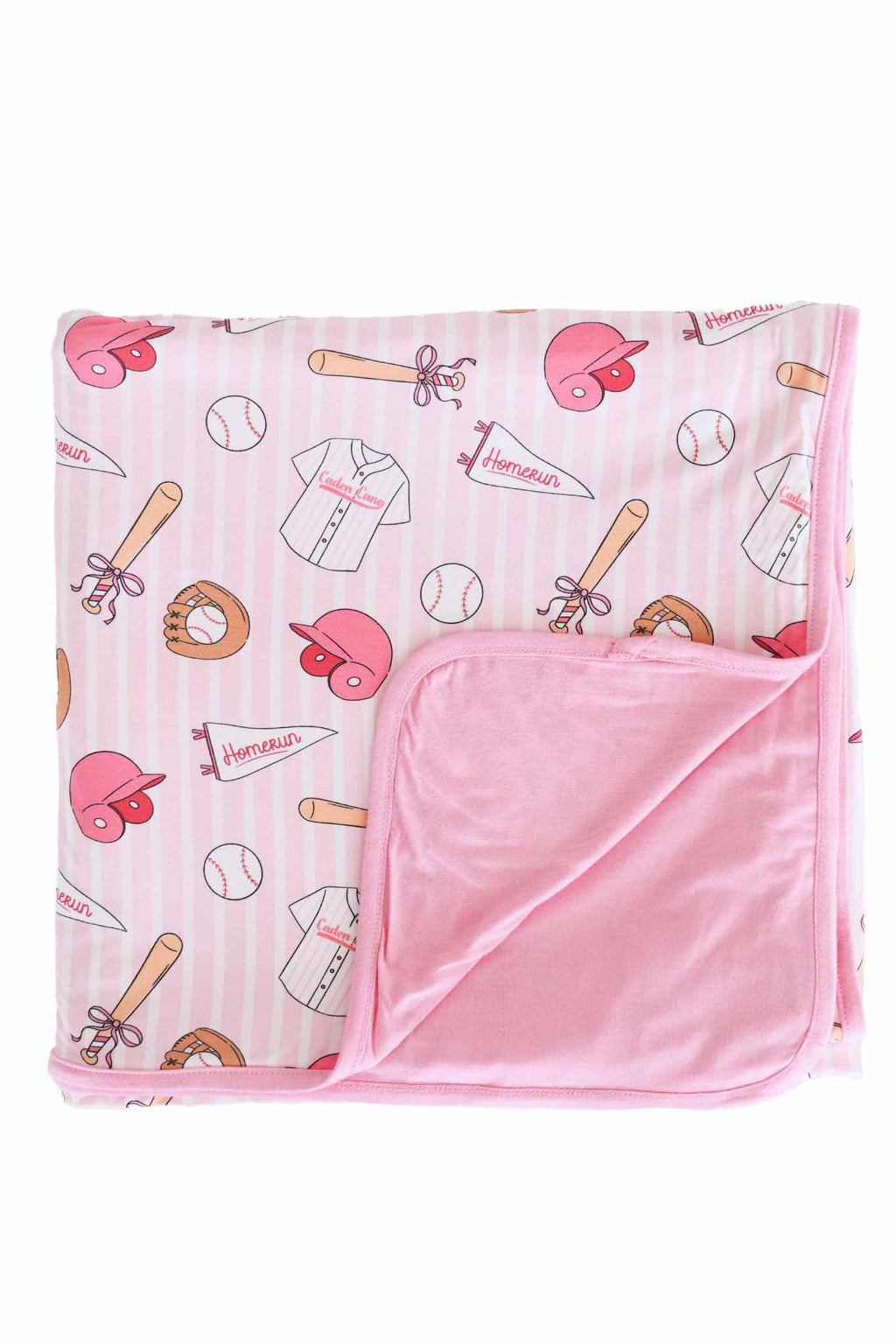 Ballpark Babes Double Sided Bamboo Blanket