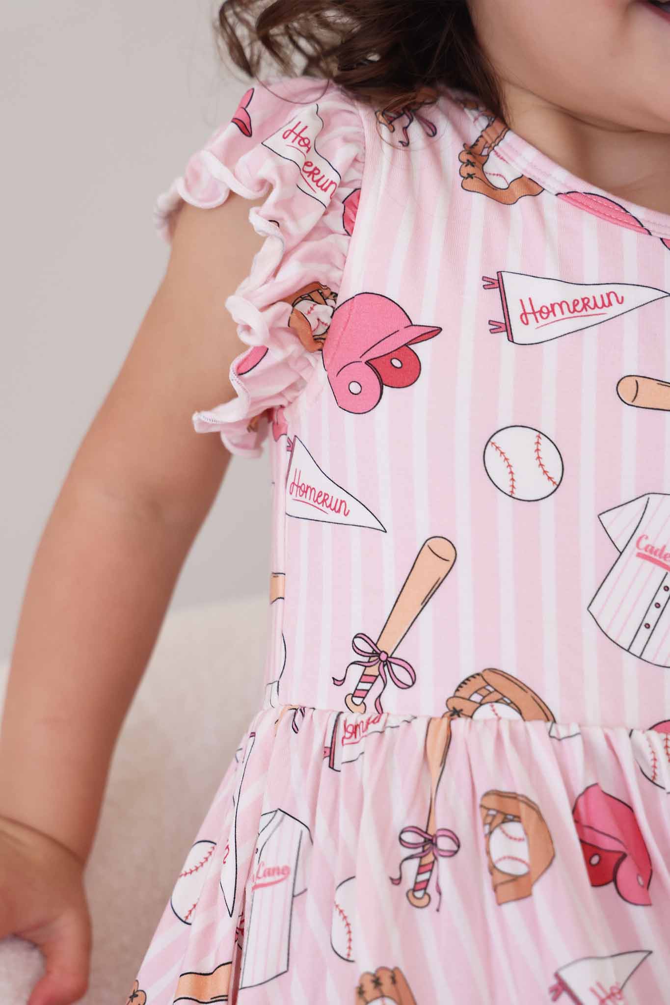 Ruffle Twirl Dress | Ballpark Babes