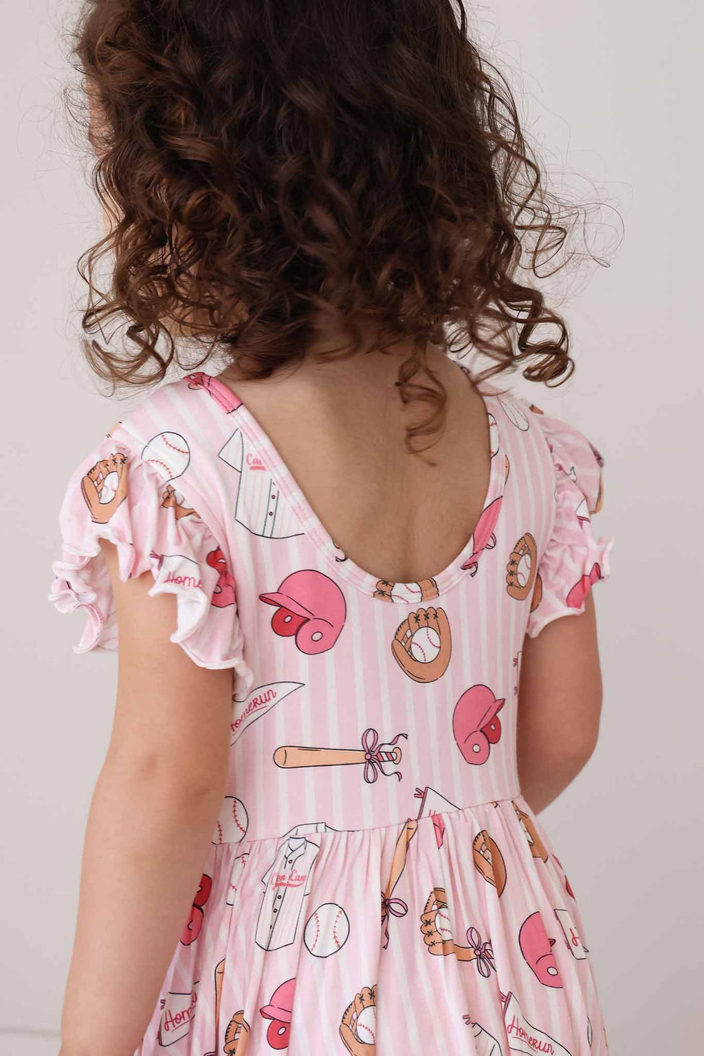 Ruffle Twirl Dress | Ballpark Babes