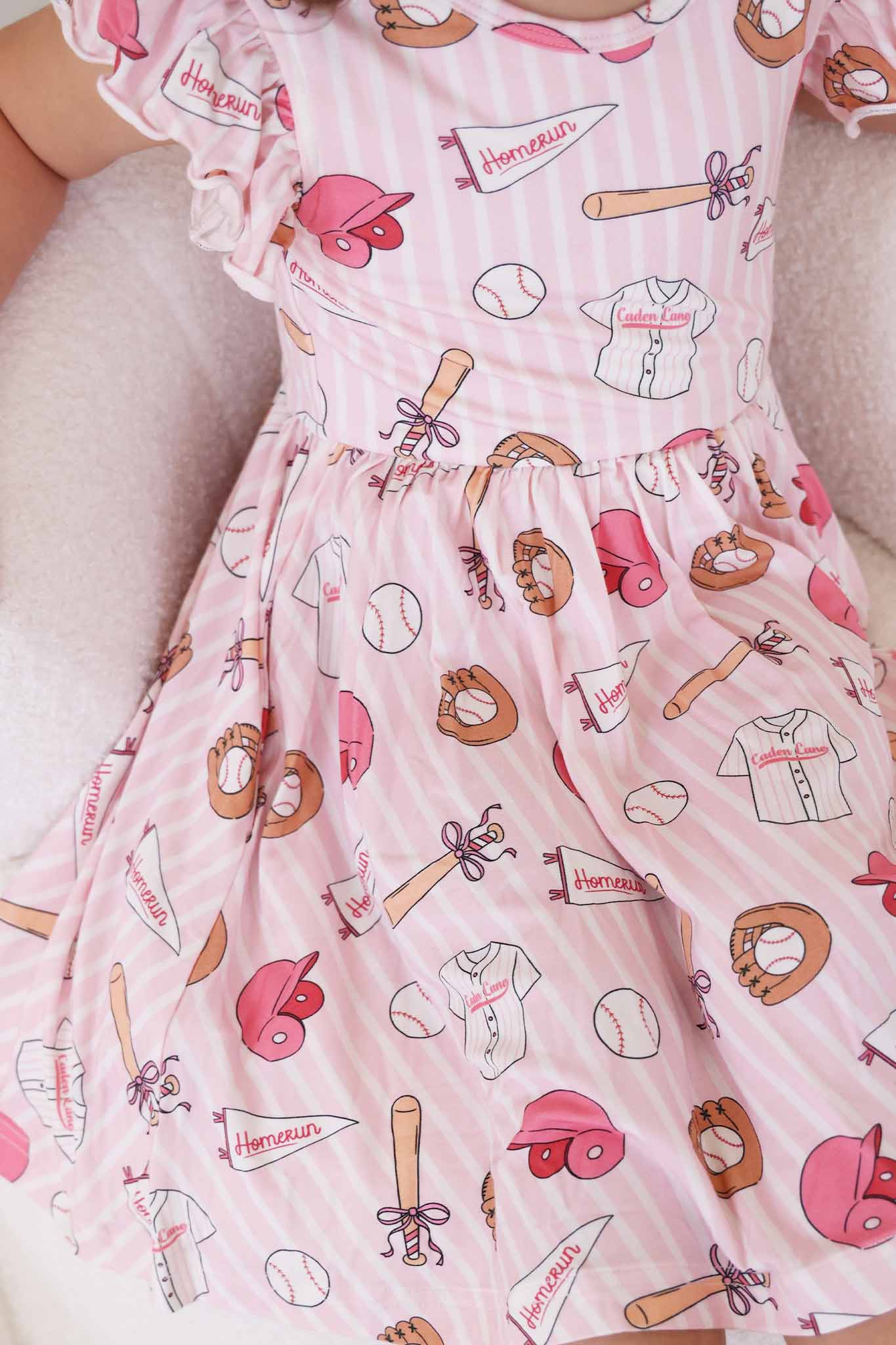 Ruffle Twirl Dress | Ballpark Babes