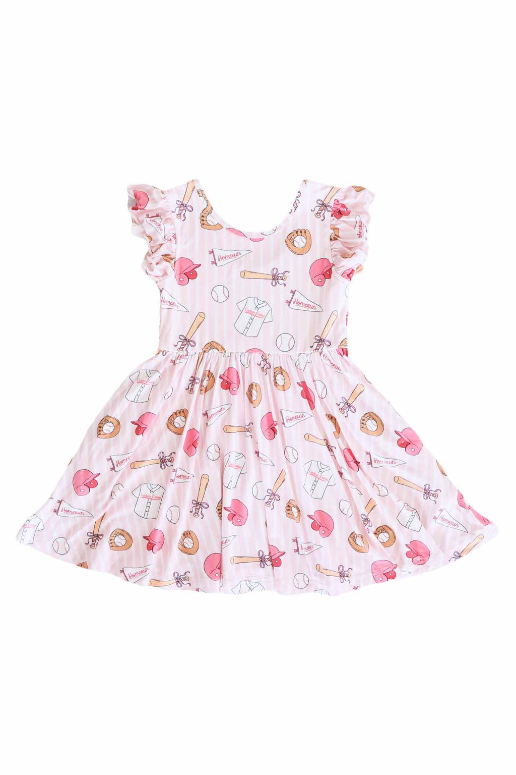 Ruffle Twirl Dress | Ballpark Babes