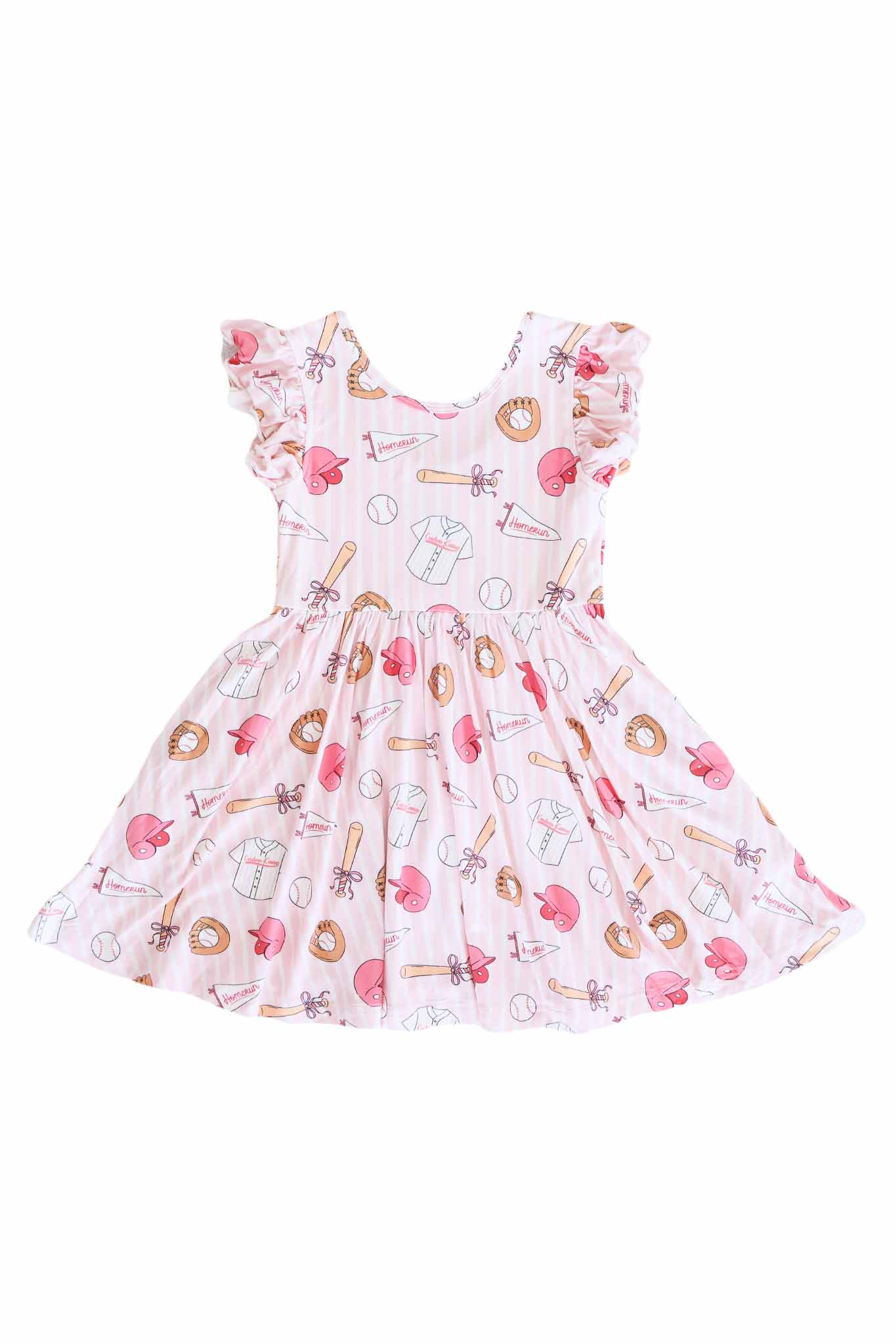 Ruffle Twirl Dress | Ballpark Babes