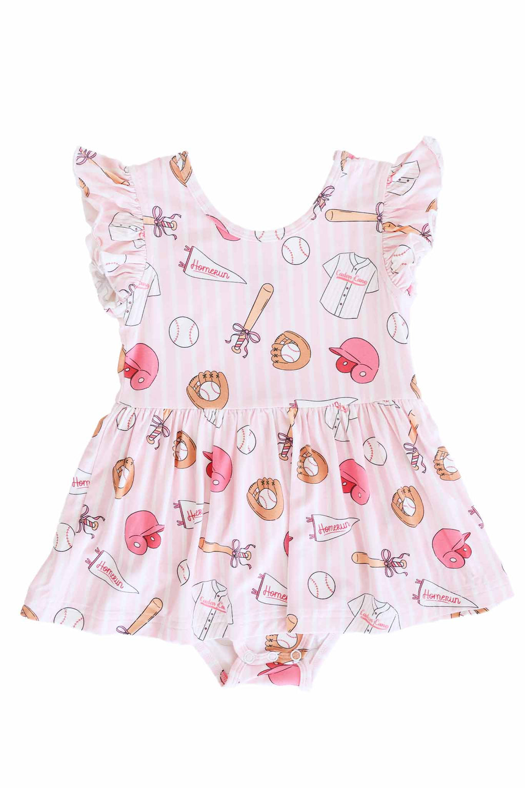 Sleeveless Twirl Bodysuit | Ballpark Babes