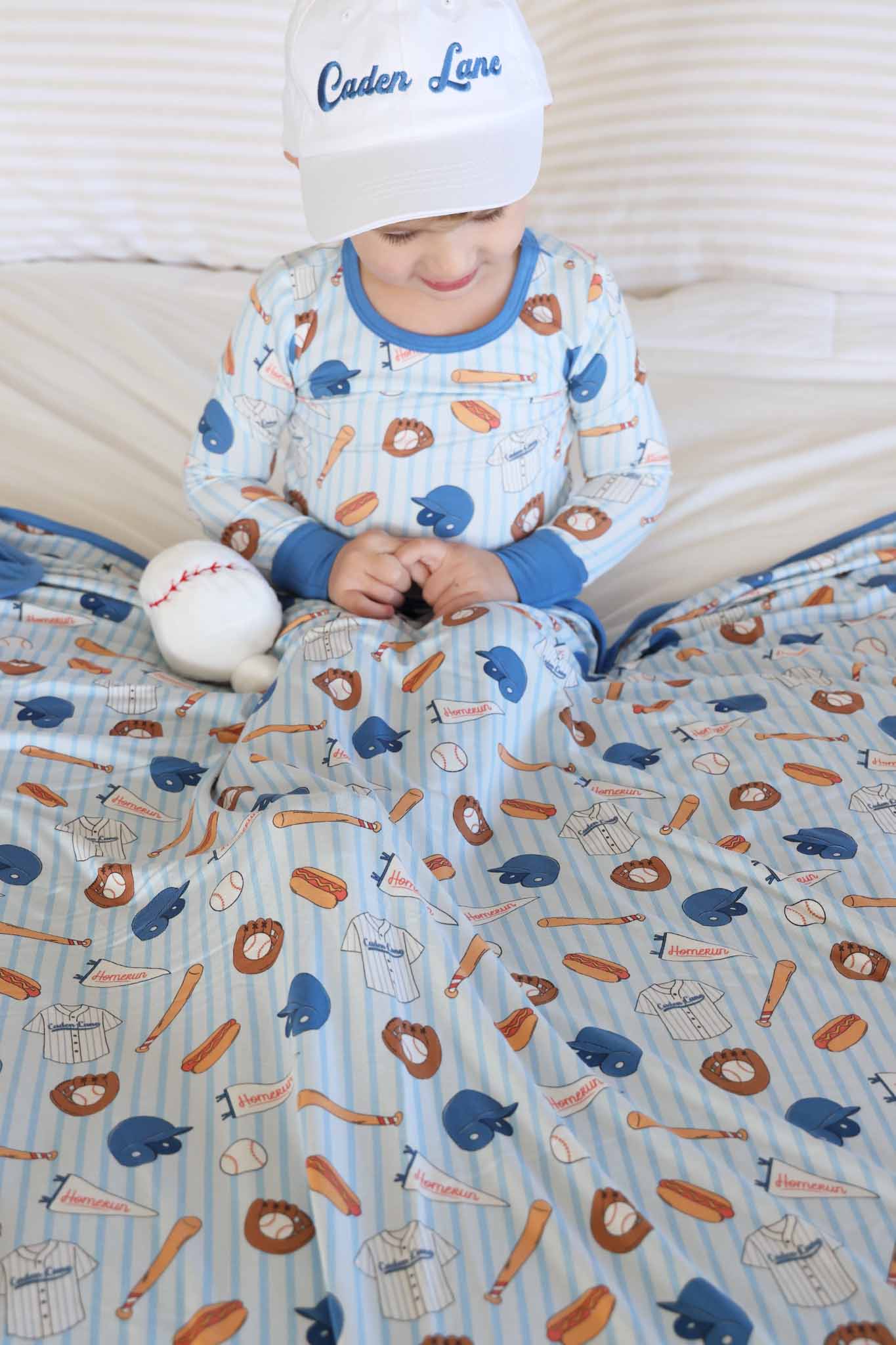 Ballpark Bros Double Sided Bamboo Blanket