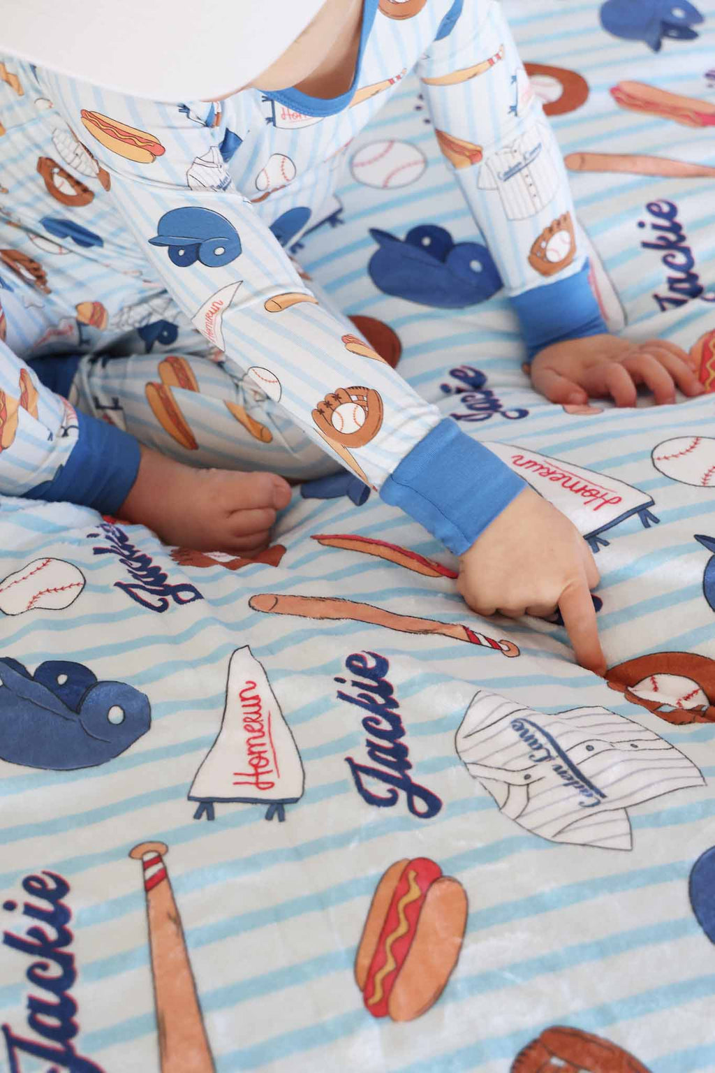 Ballpark Bros Personalized Kids Blanket