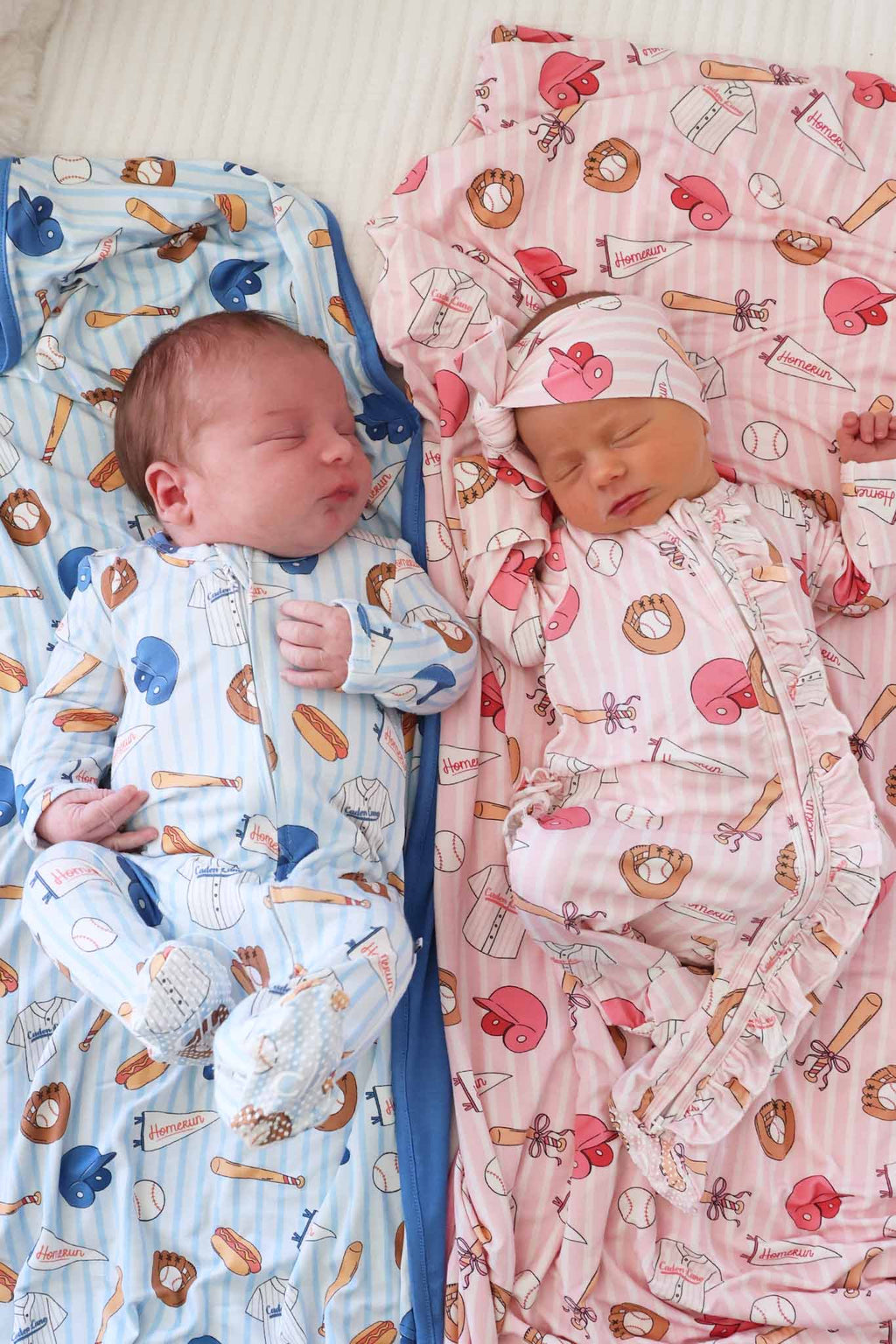 Ballpark Babes Double Sided Bamboo Blanket