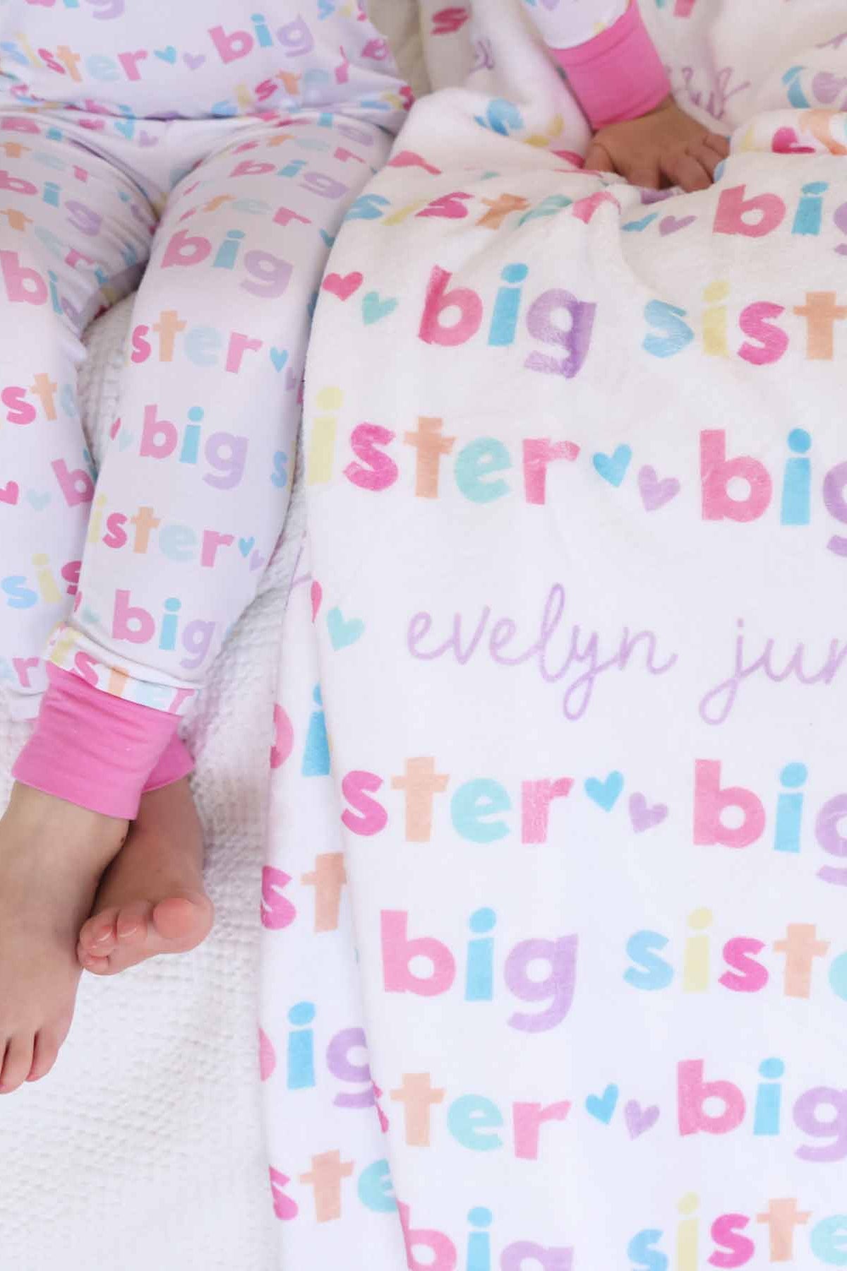 Personalized Kids Blanket | Big Sibling