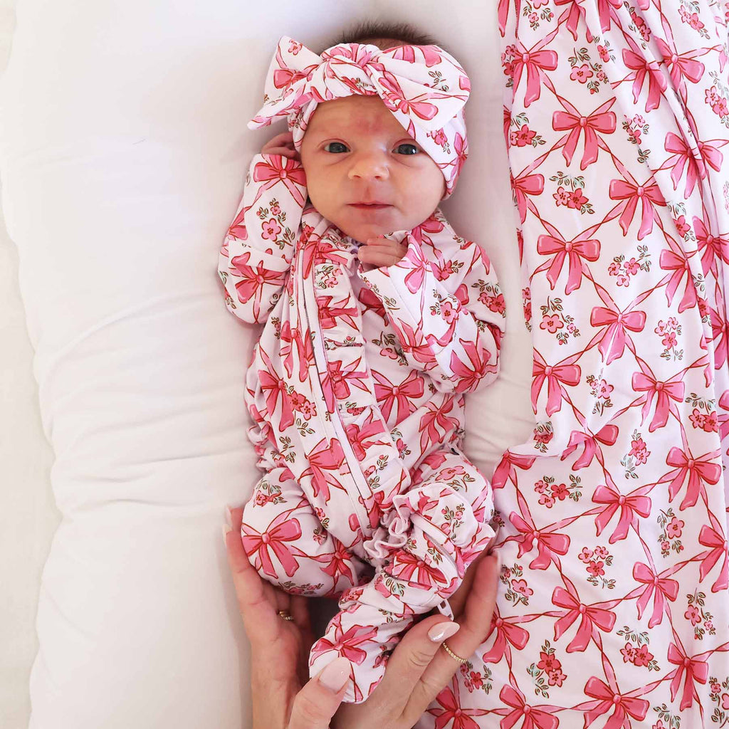Bow Besties Knit Large Bow Headwrap