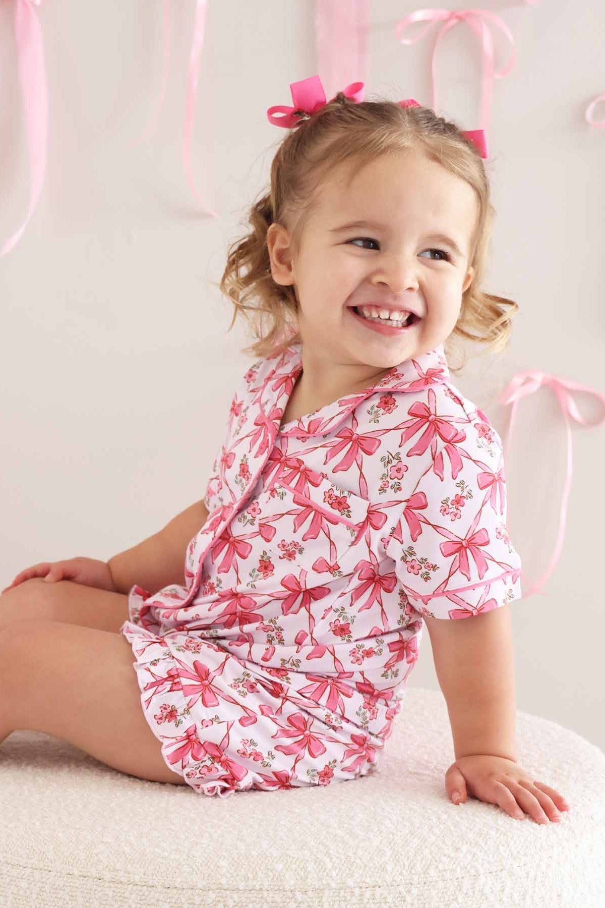 Girl's Two Piece Short Lounge Sets