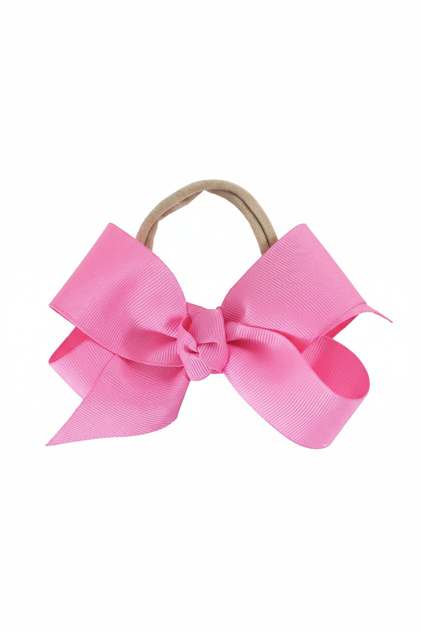 Ribbon Bow Headband | Bubblegum