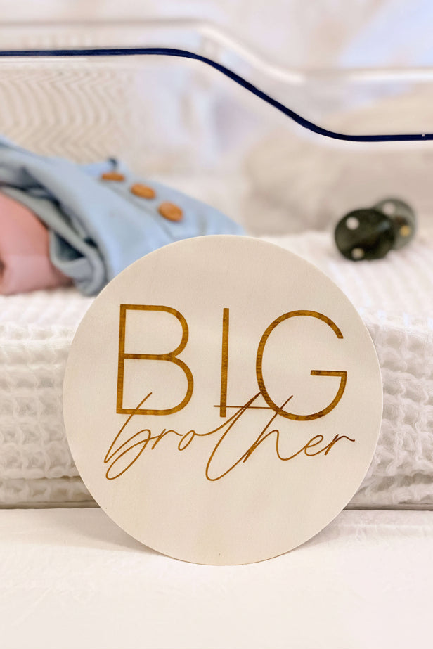Big Brother Wood Announcement