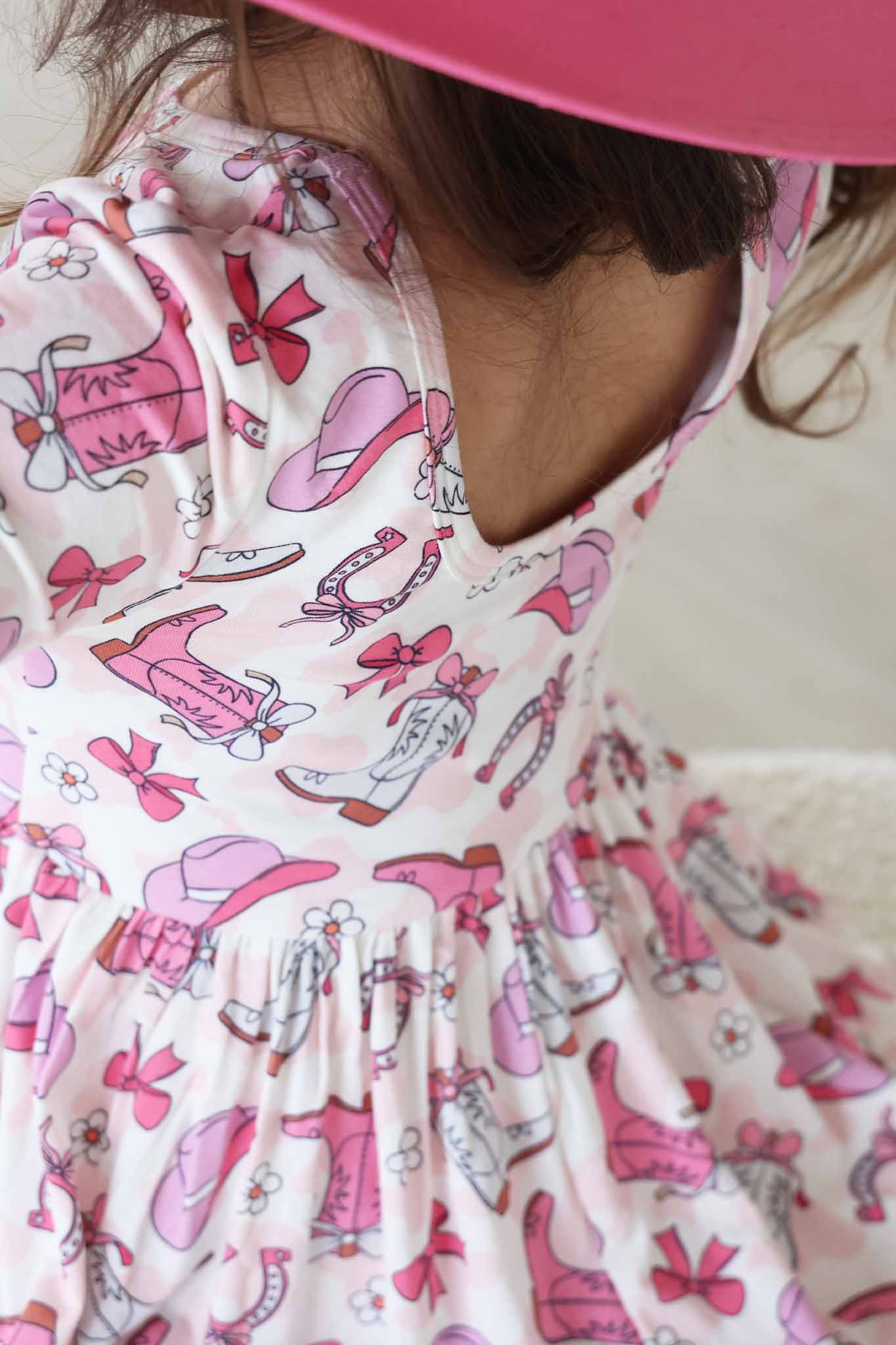 Long Sleeve Twirl Dress | Rodeo Dreams Pink