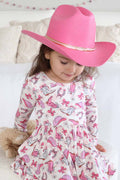 Long Sleeve Twirl Dress | Rodeo Dreams Pink