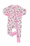 Rodeo Dreams Convertible Zip Romper | Pink