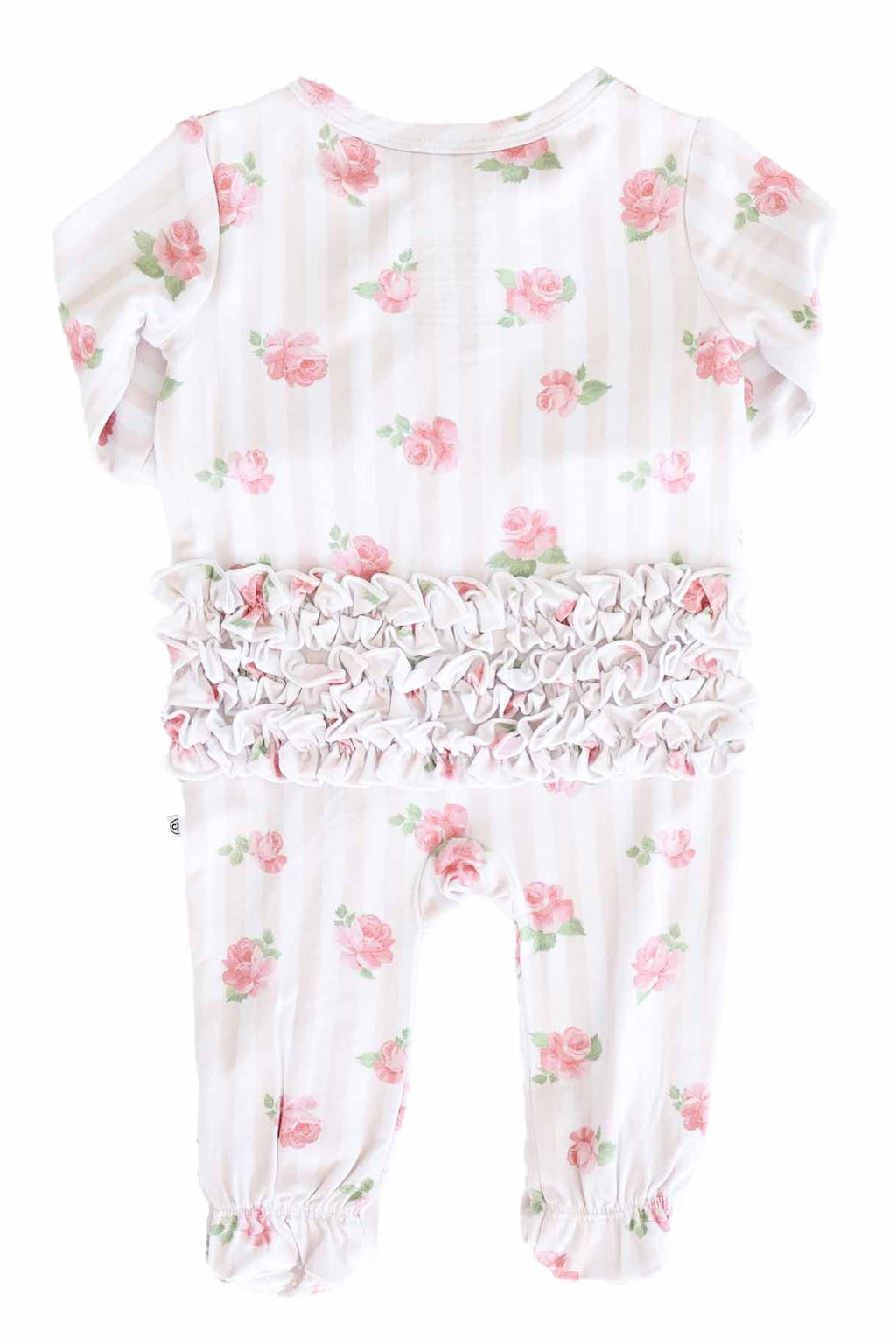 Rosy & Cozy Ruffle Zipper Footie