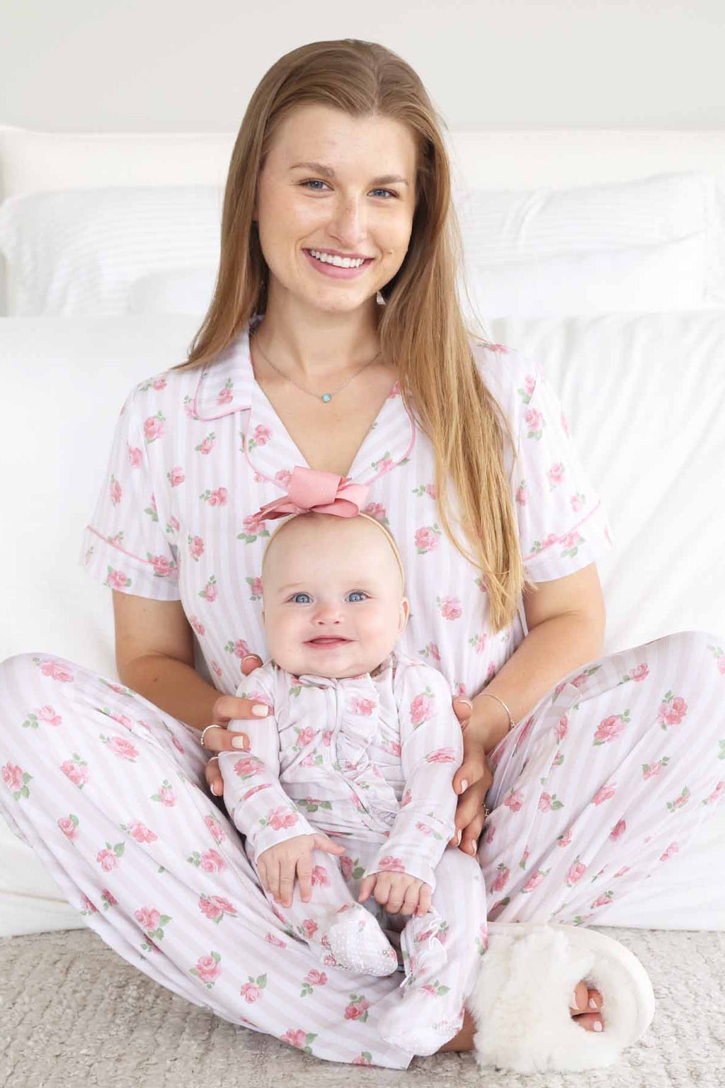 Women's Two Piece Flare Lounge Set | Rosy & Cozy
