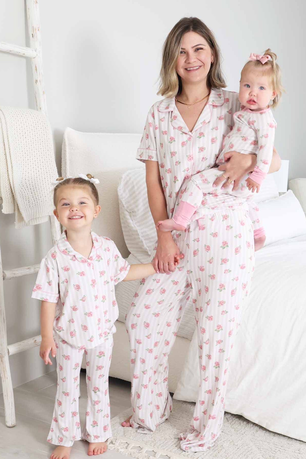 Women's Two Piece Flare Lounge Set | Rosy & Cozy