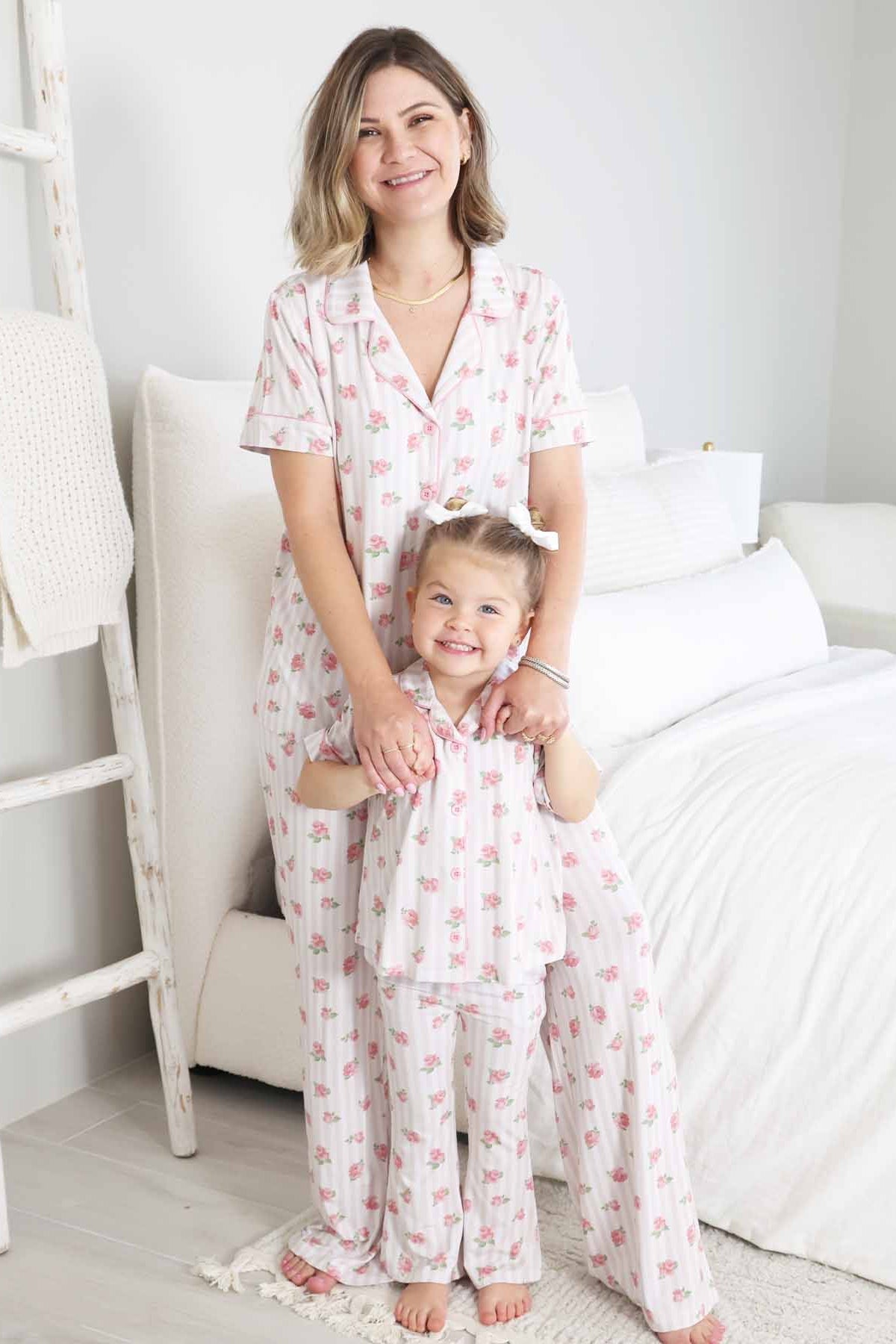 Women's Two Piece Flare Lounge Set | Rosy & Cozy