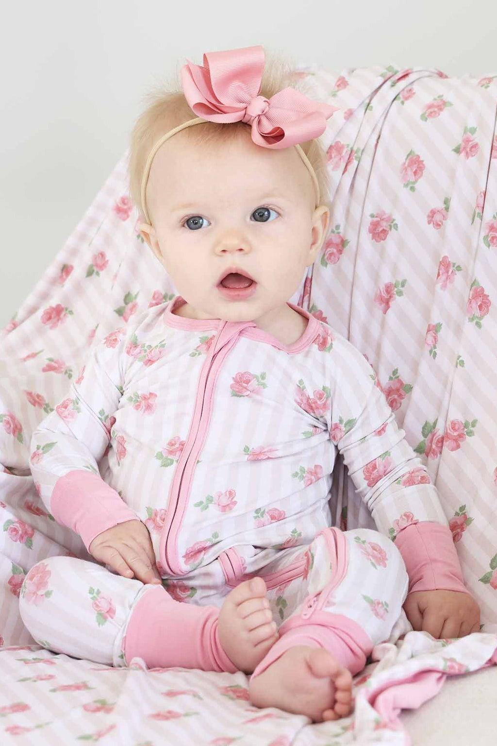 Rosy & Cozy Convertible Zip Romper