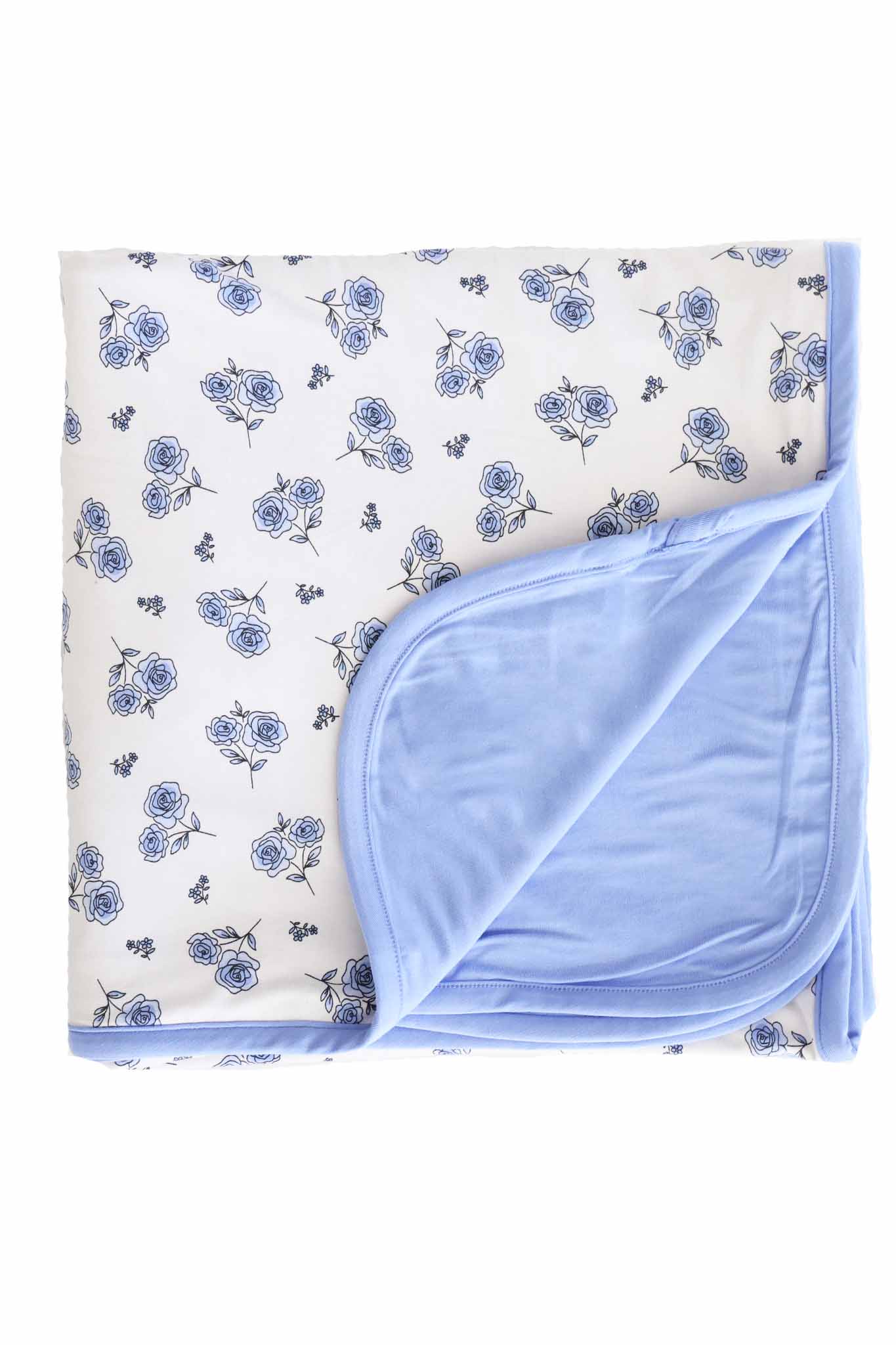 Sapphire Garden Double Sided Bamboo Blanket