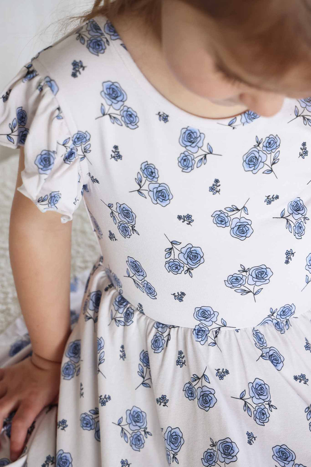 Ruffle Twirl Dress | Sapphire Garden