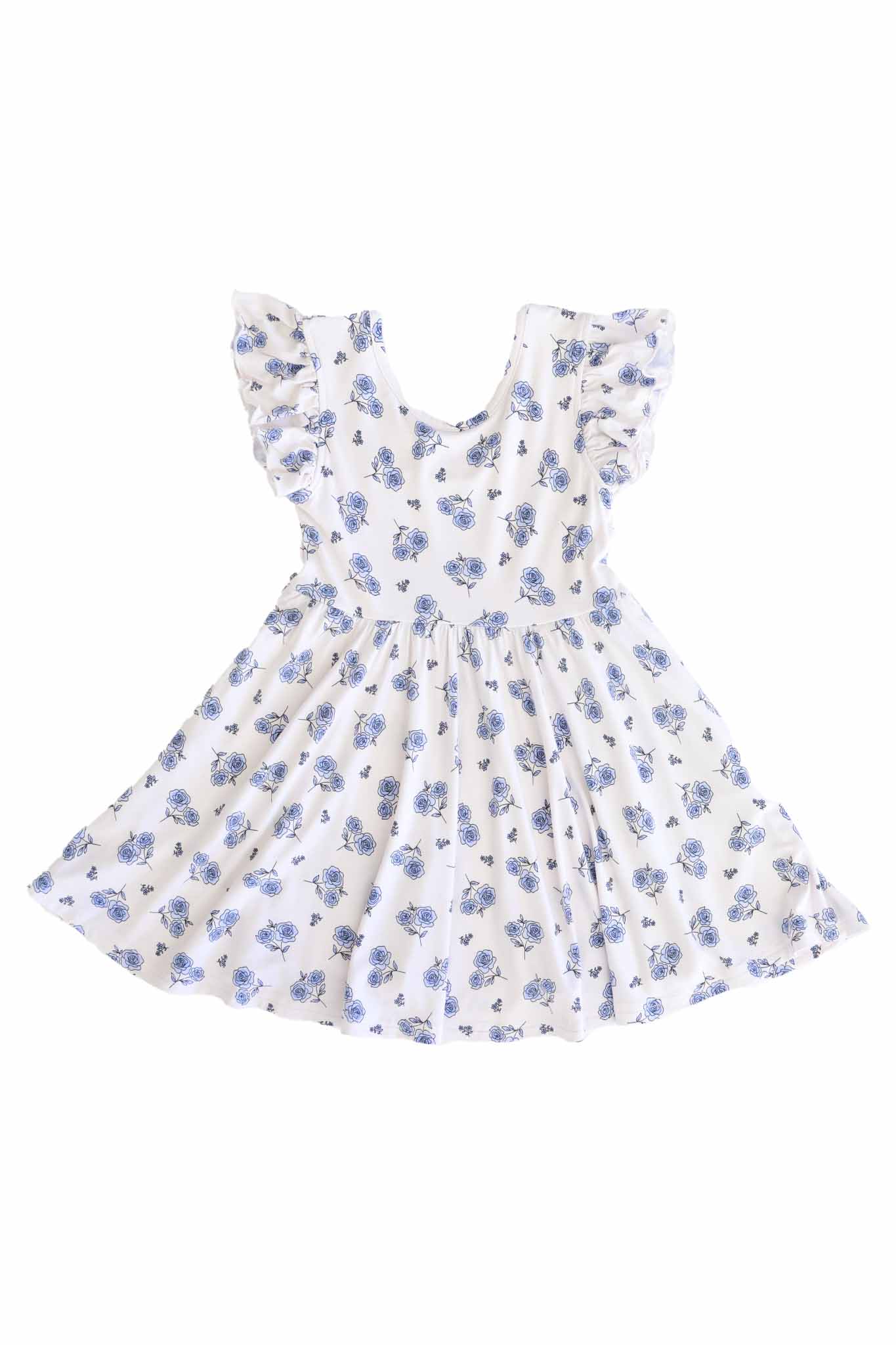 Ruffle Twirl Dress | Sapphire Garden